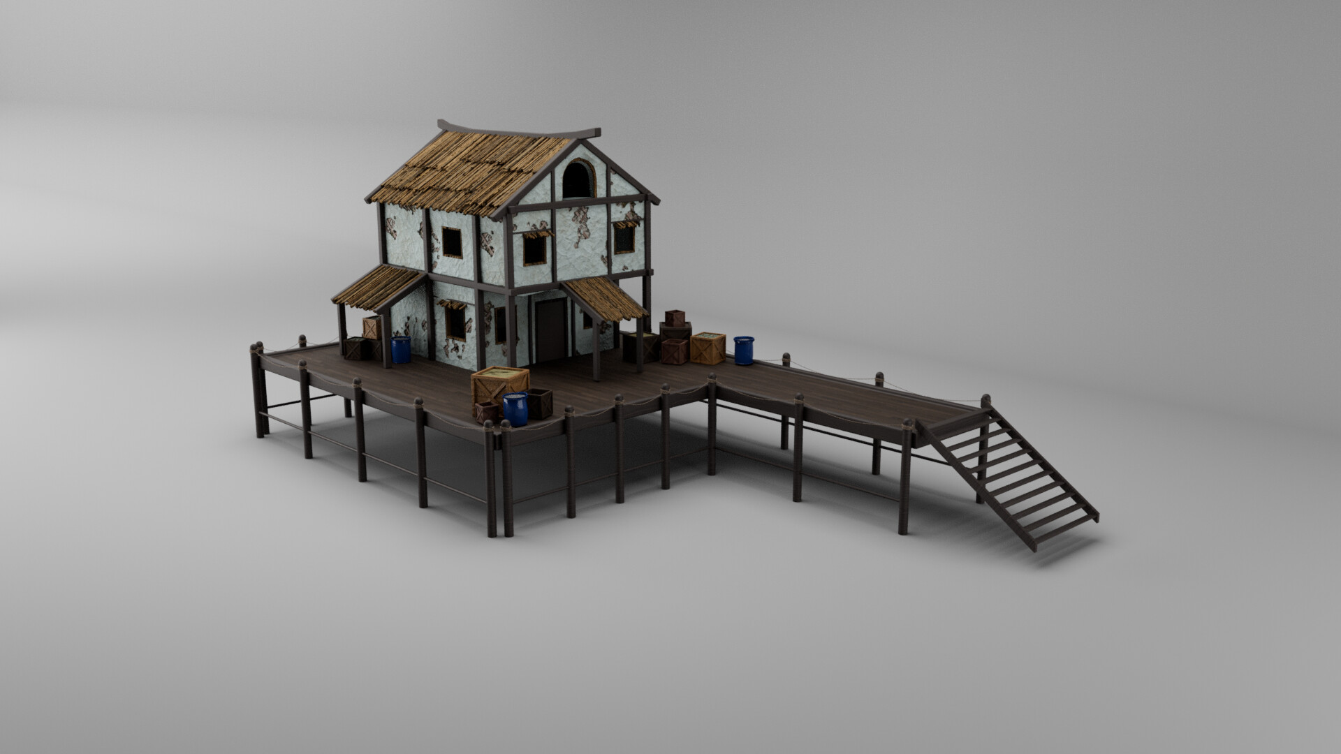 ArtStation Fishing House