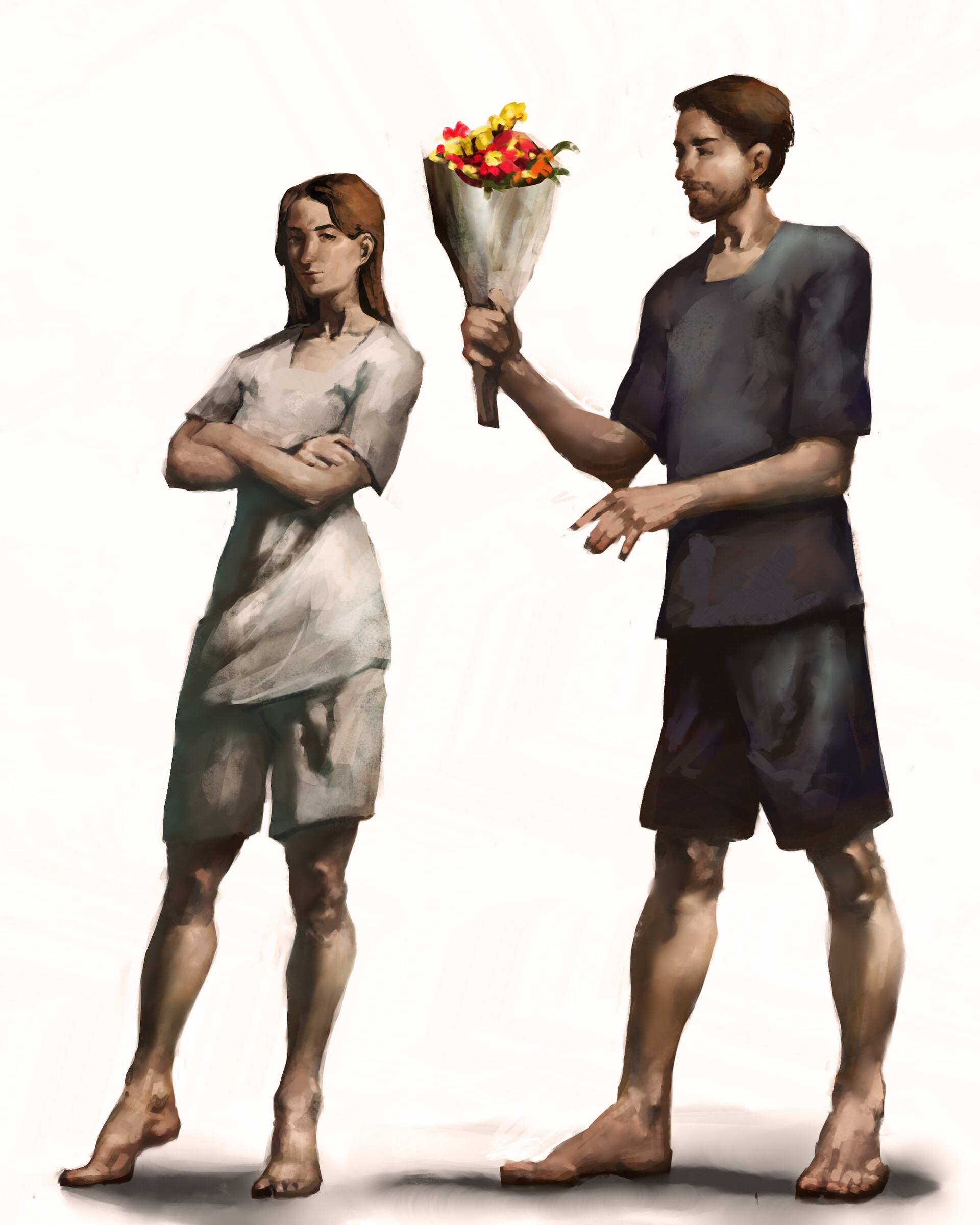 ArtStation - He and she series