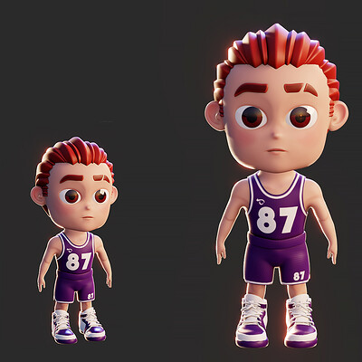 Nba Player - Blender Character 3d Modeling