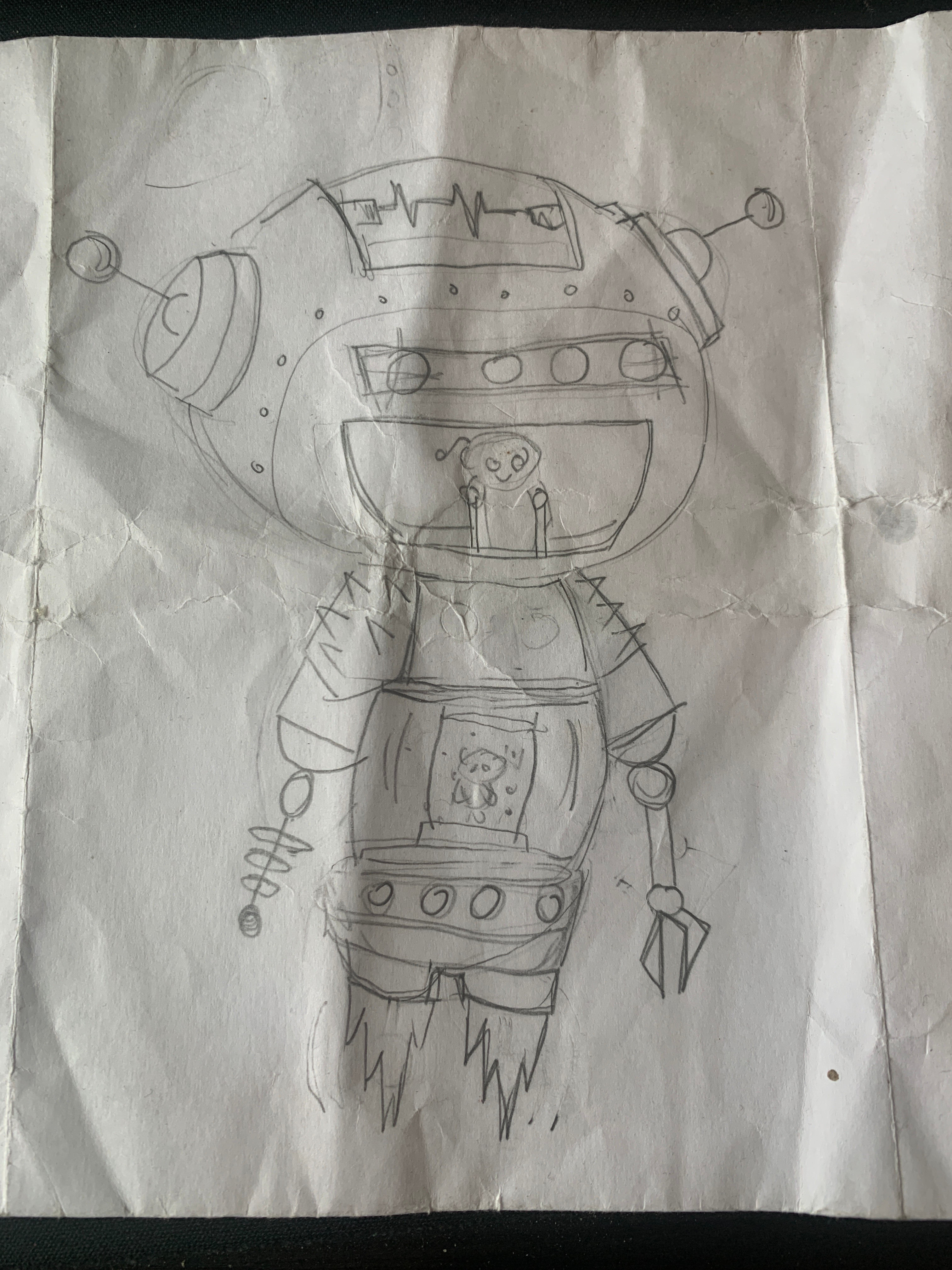 Early first sketch