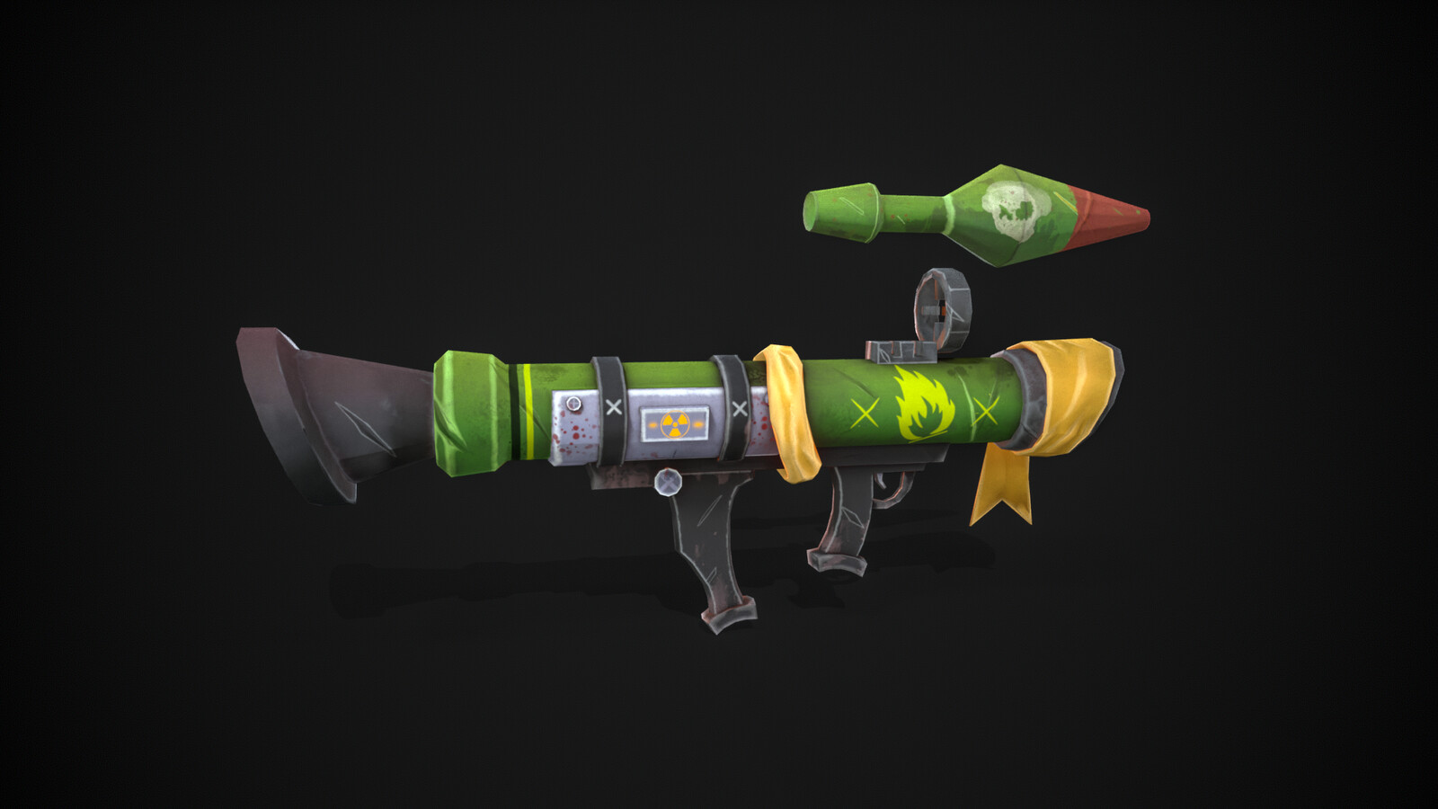 Shaoor Azam - Stylized Rocket Launcher Low Poly