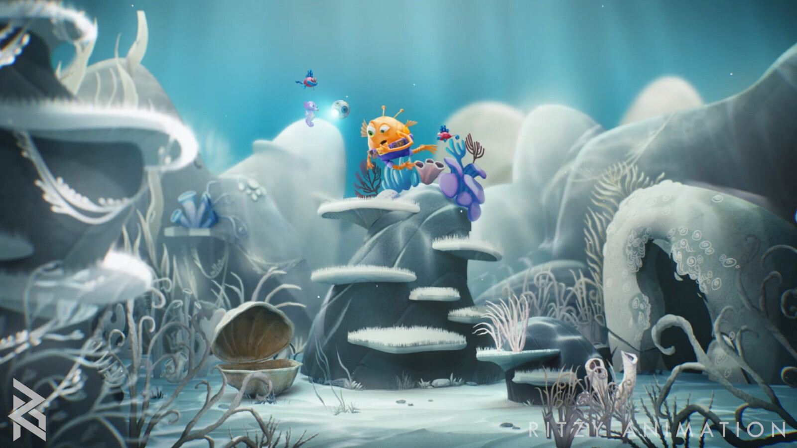 Coral Reef responsible for environment and prop modeling, texturing and lookdev