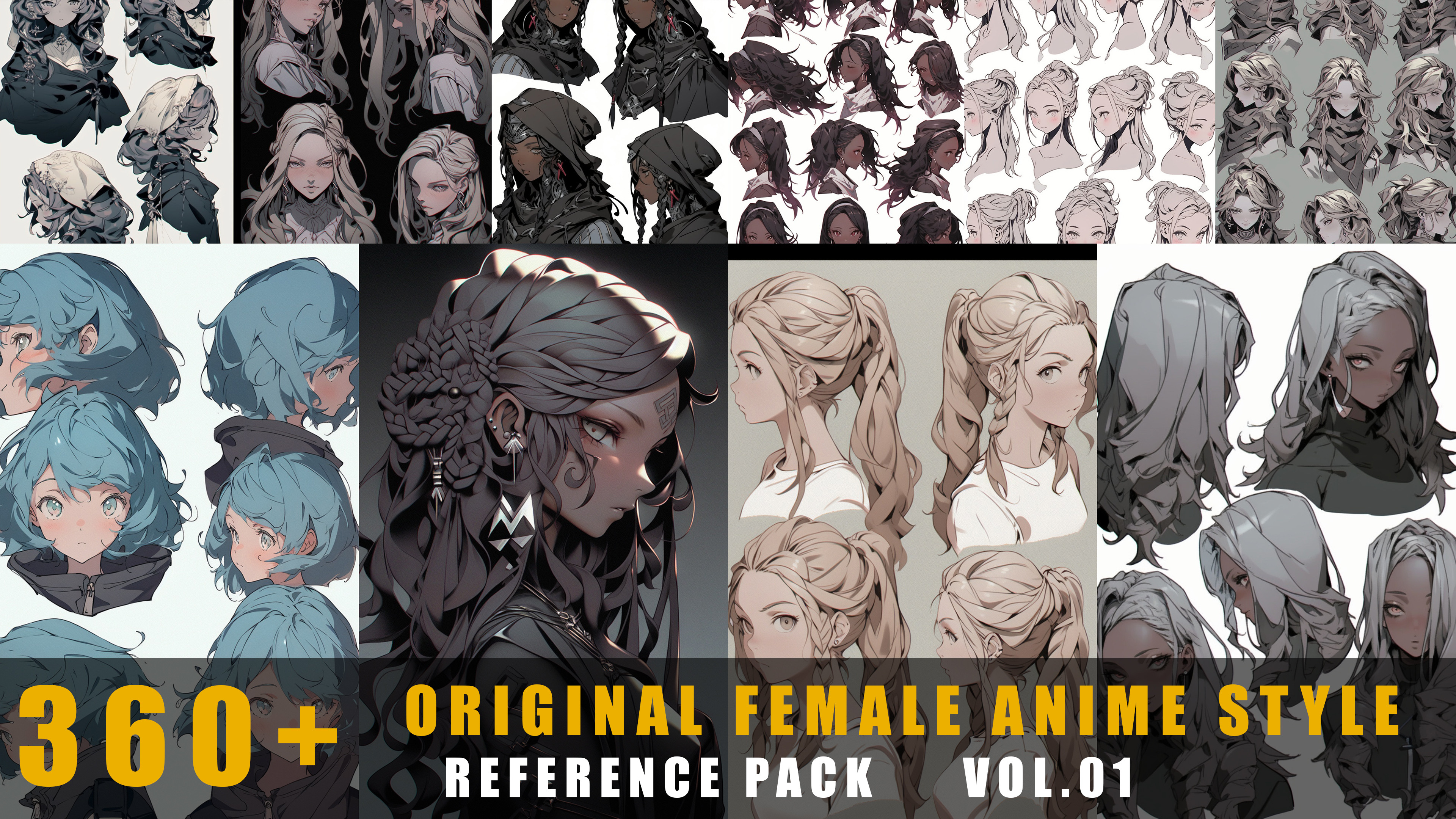 ArtStation - 360+ Original King Male Anime Style - References Pack Vol.05