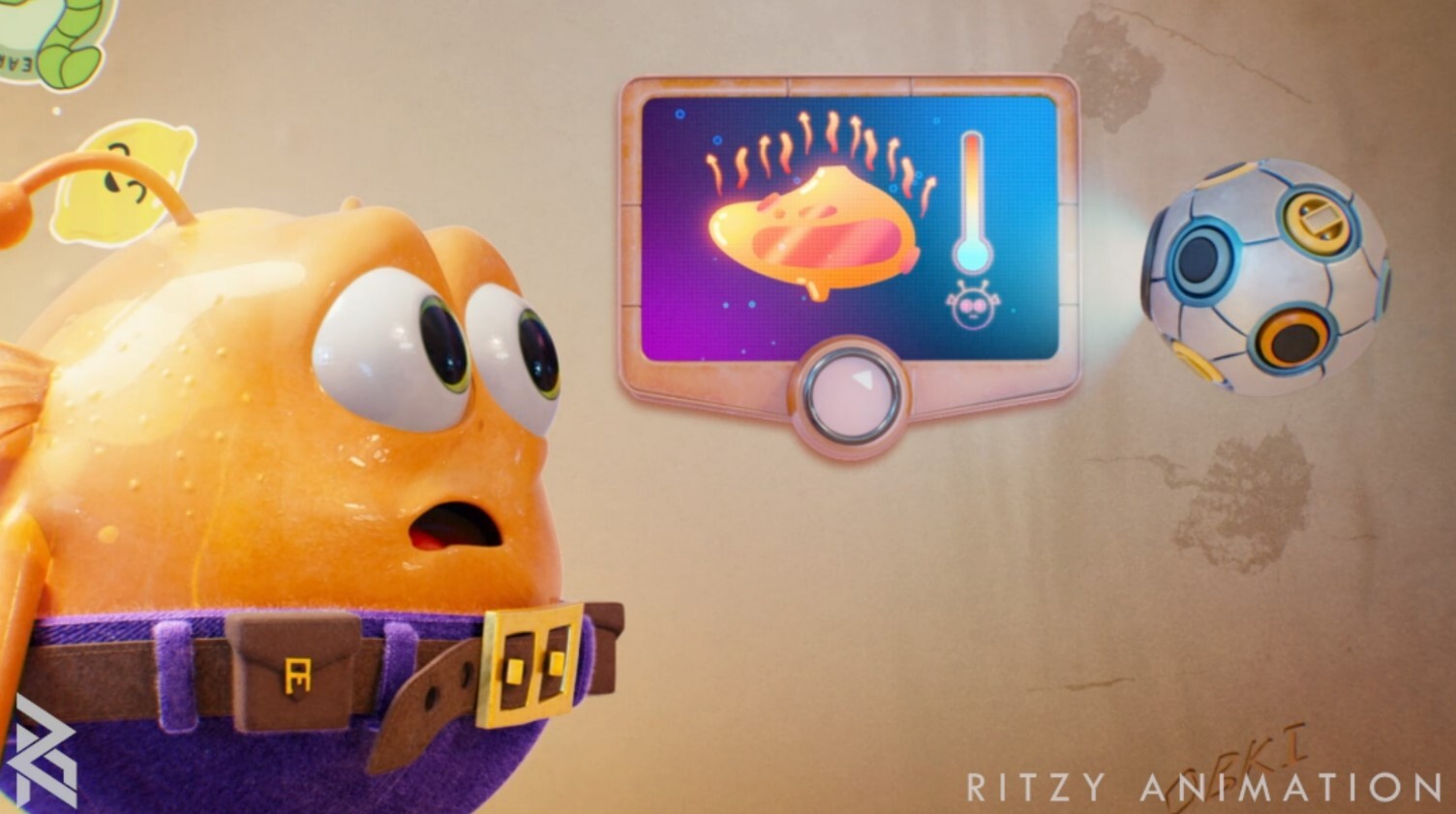 Thermostat responsible for modeling, texturing and lookdev