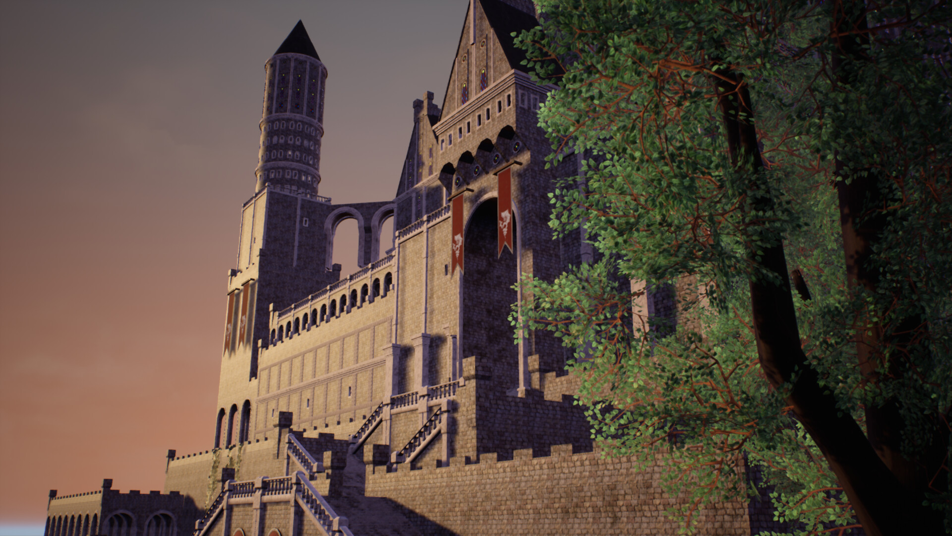 ArtStation - Game Environment Castle On Unreal Engine 4