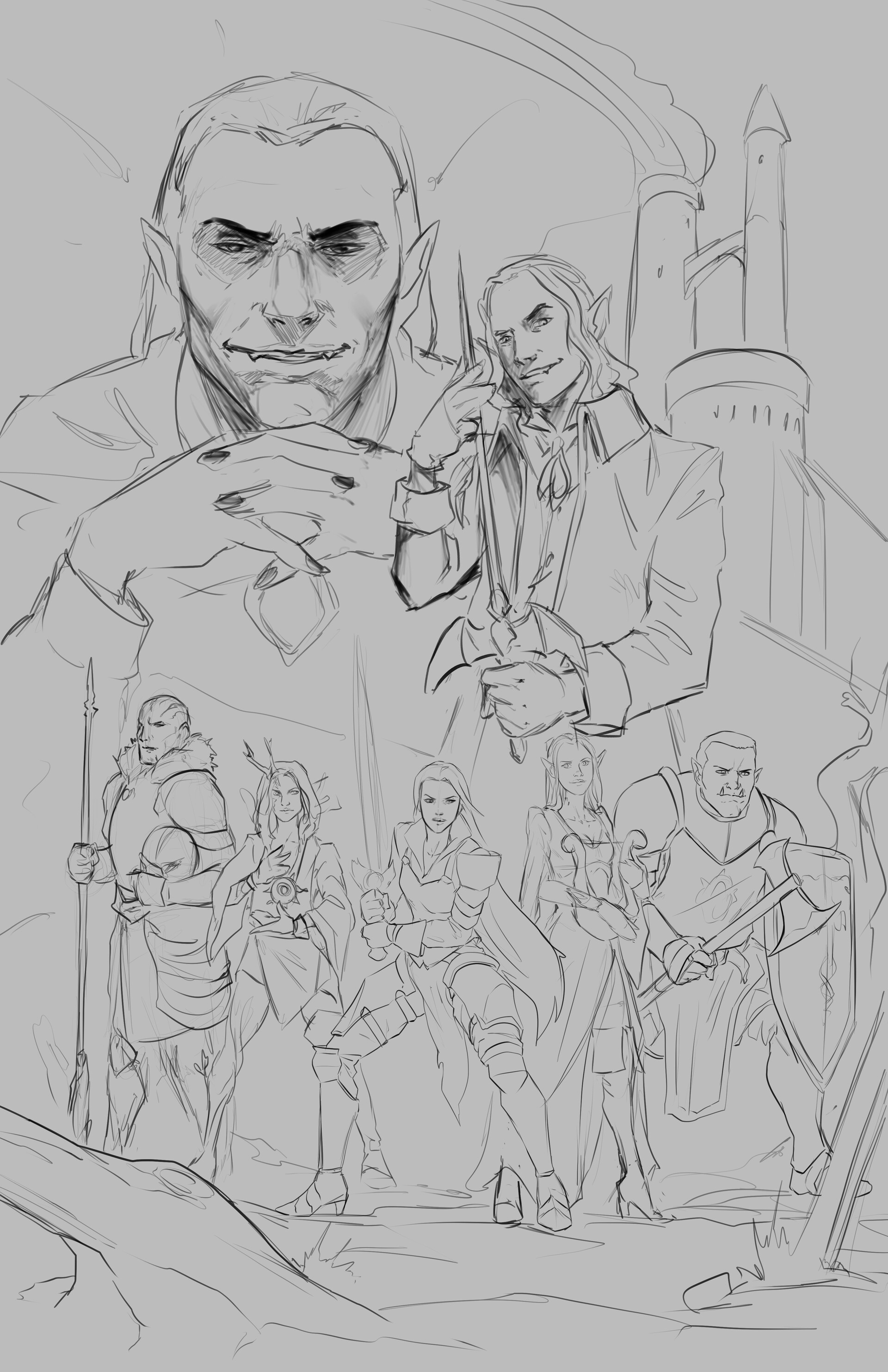 ArtStation - Curse of strahd party poster