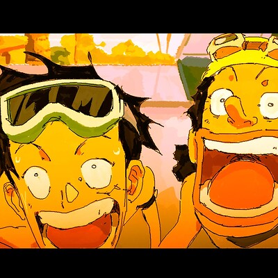 Luffy and Usopp