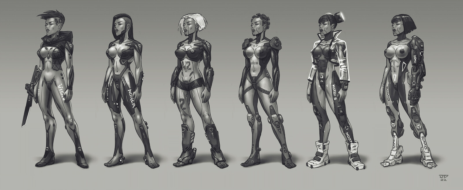 Cyberpunk characters