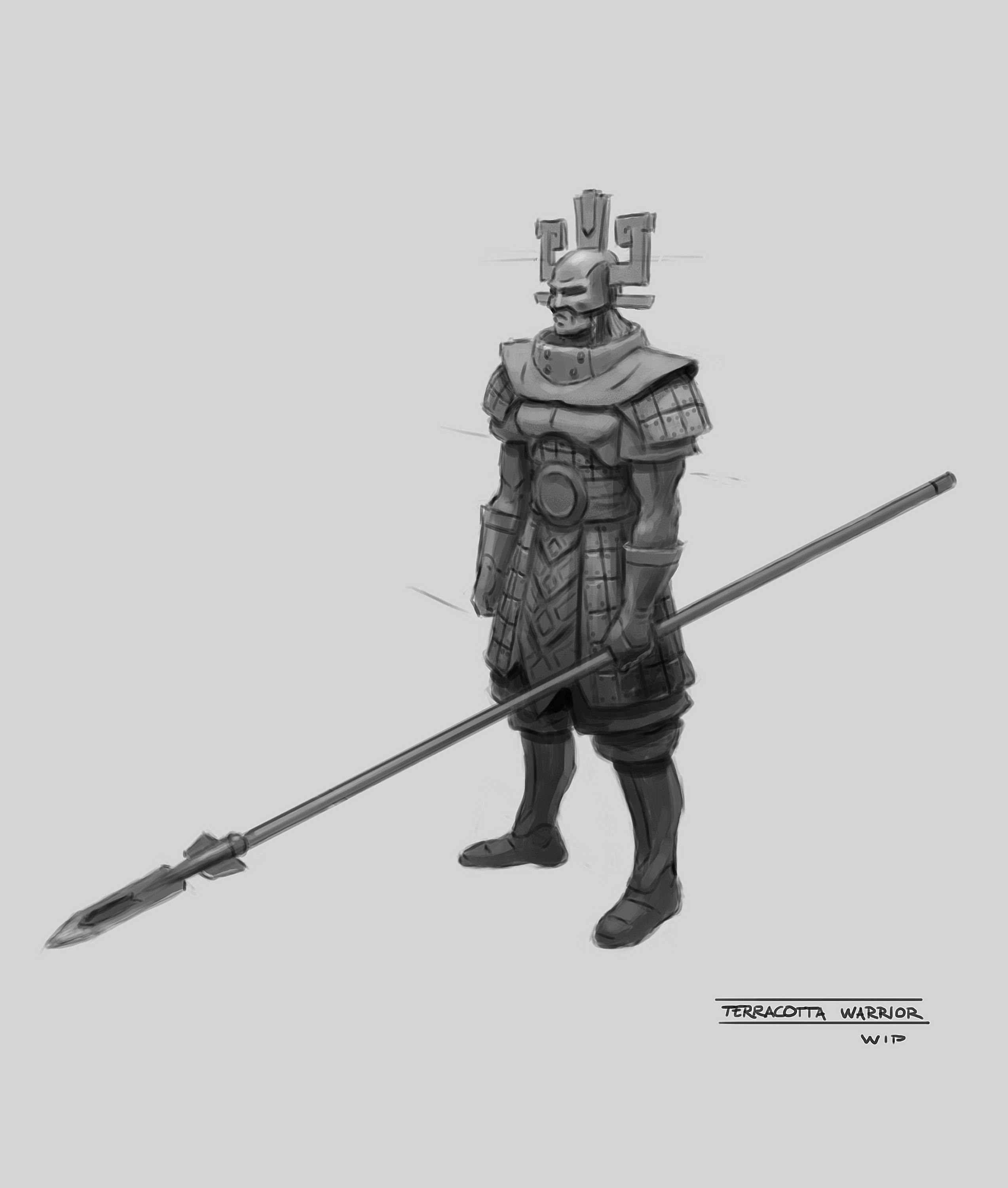 Terracotta Warrior, sketch
