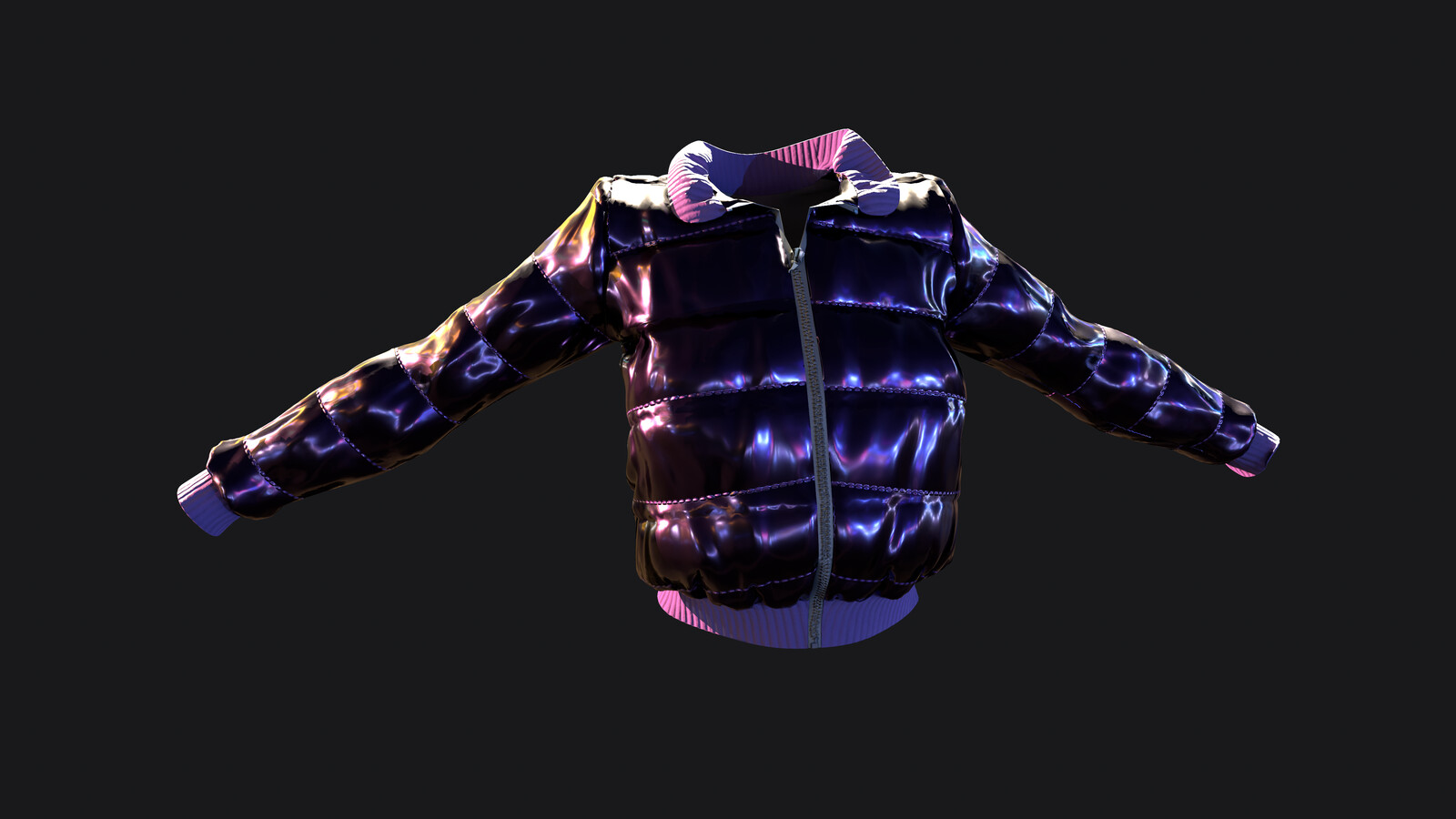 Procedural Fabrics and 3D Cyberpunk Jacket