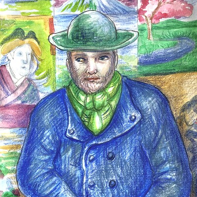 Imelda wei ding lo paperblanks portrait if pete tanguy for van gogh contest