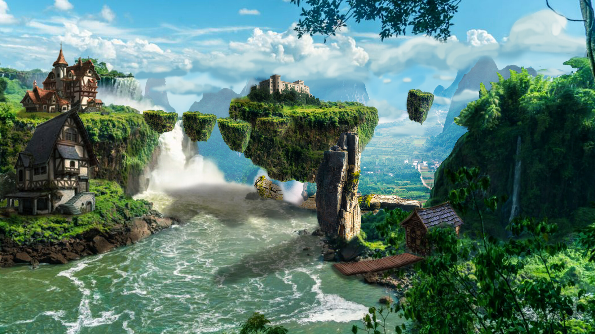 ArtStation floating world