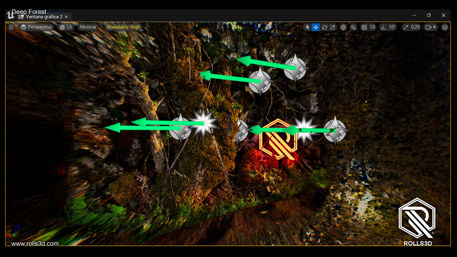 3D Deep Forest
Mixture between different photogrammetry techniques
Rendered with Unreal Engine
By Rolls3D