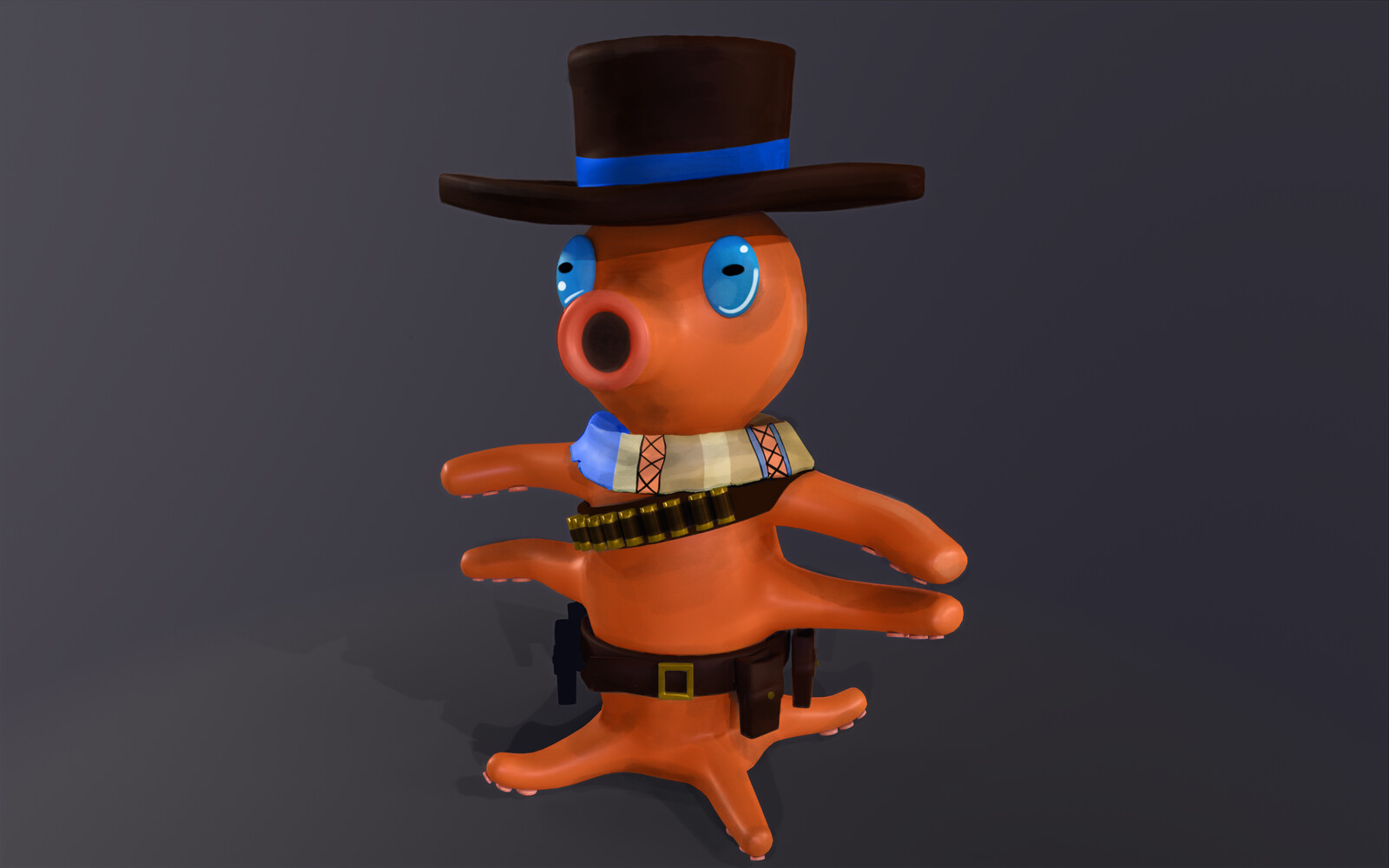 Octopus Gunslinger Paint Over 