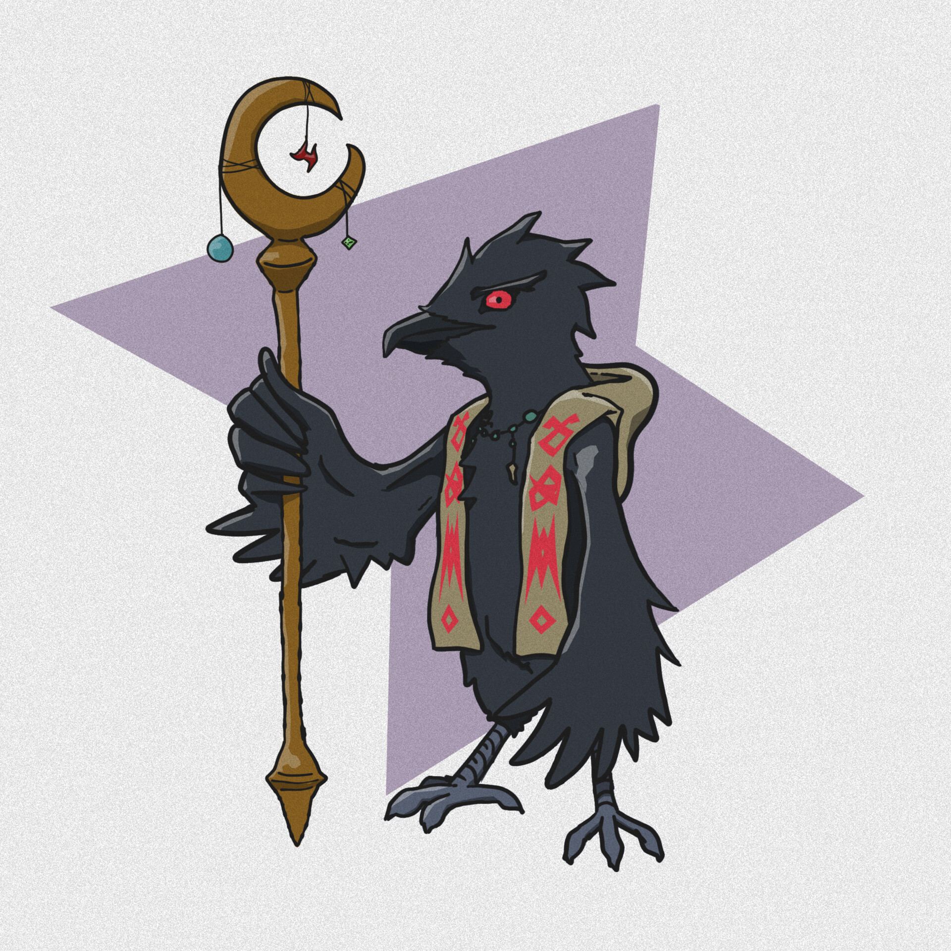 ArtStation - Valravn, The Shaman Raven