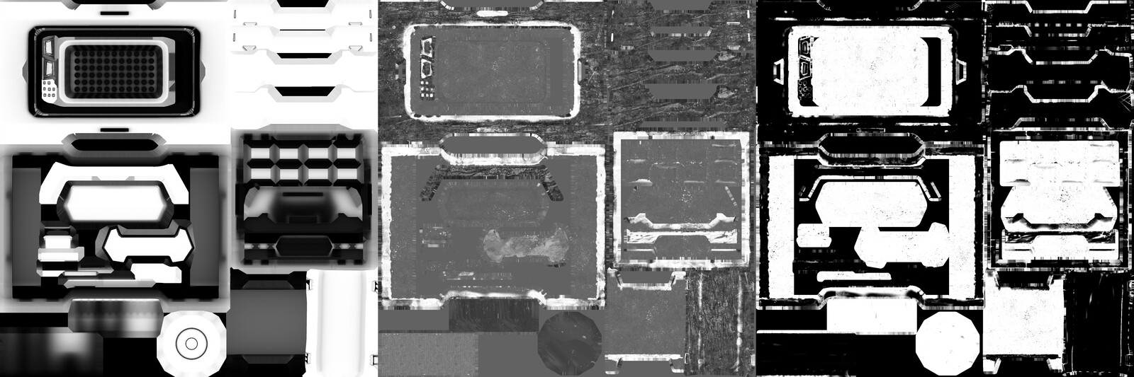 Texture Set: Ambient Occlusion, Roughness, Metallic