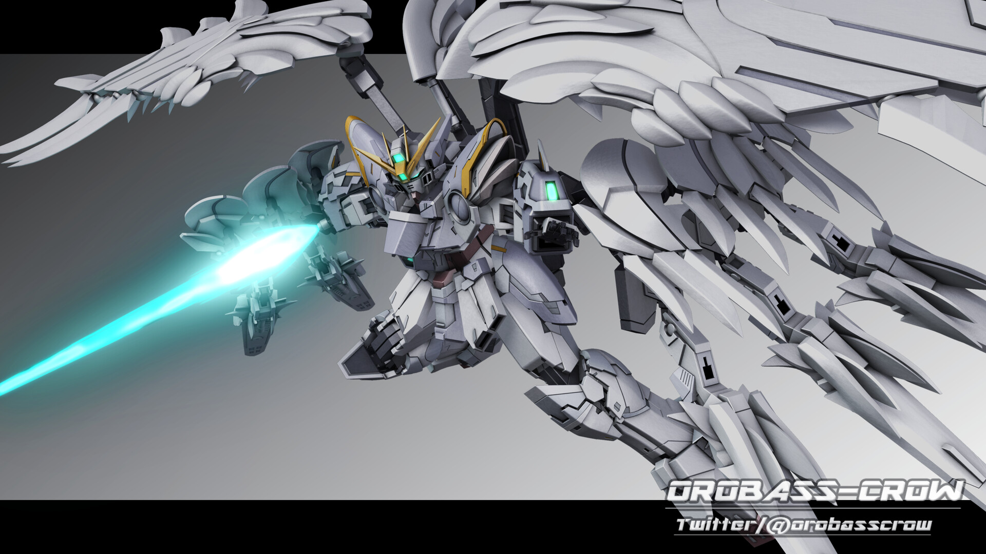ArtStation - □3D MODEL□ XXXG-00YSW【WING GUNDAM SNOW WHITE PRELUDE】