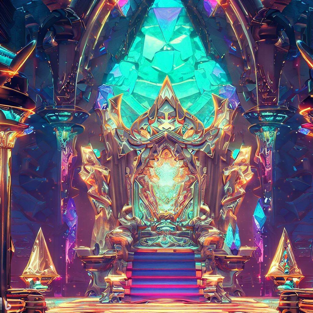 ArtStation Crystal Throne of Father Abraham
