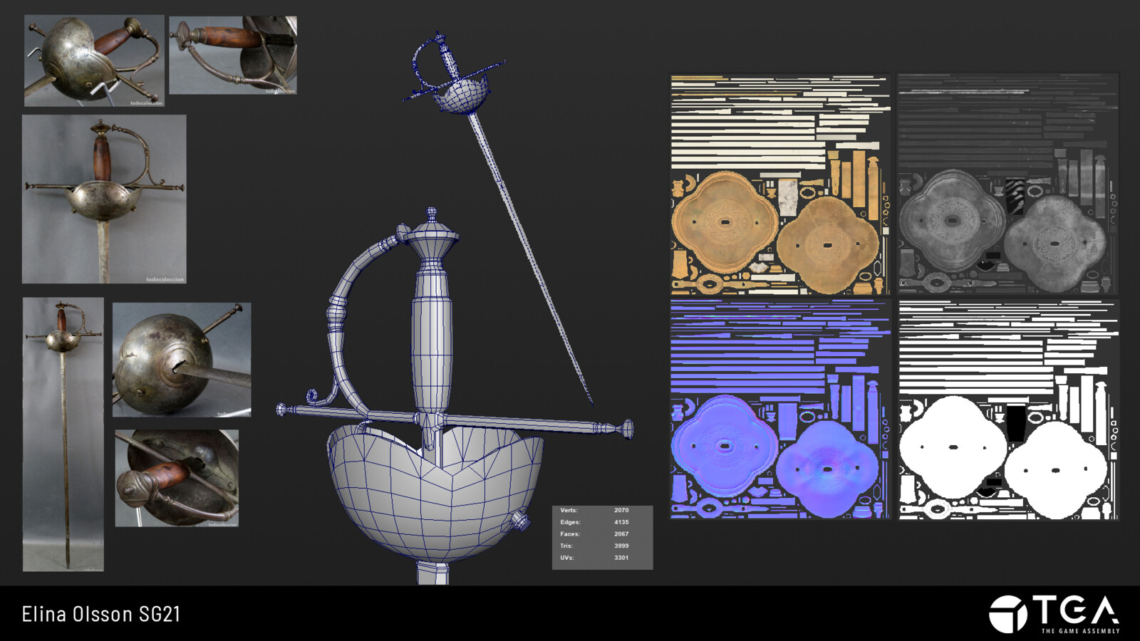 Handheld Prop breakdown 4k tri limit, 1 texture set