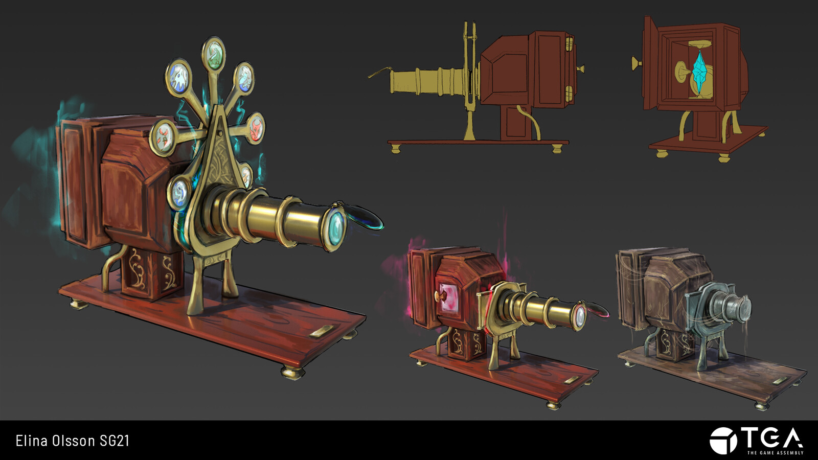 Concept of a prop based on a 3D blockout