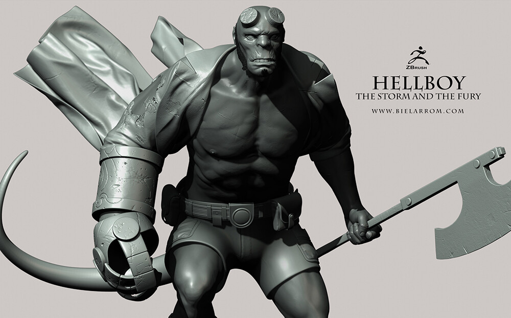 Hellboy: The Storm and the Fury - 3d model (ZBrush)