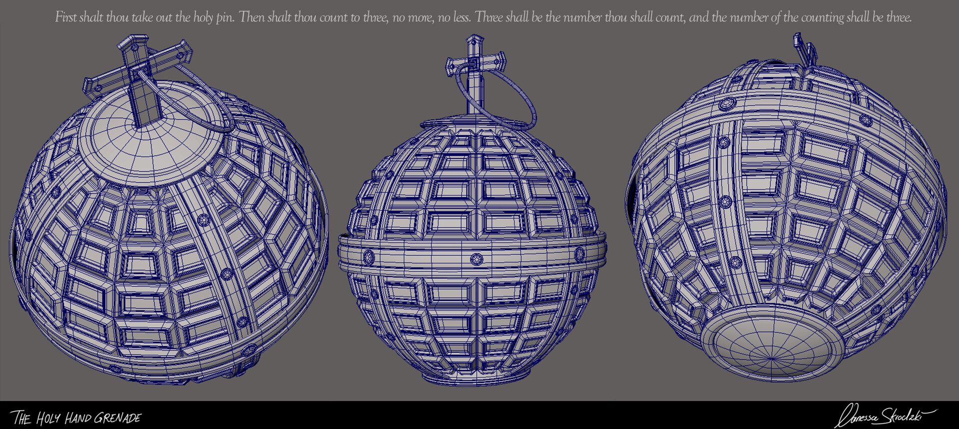 ArtStation The Holy Hand Grenade