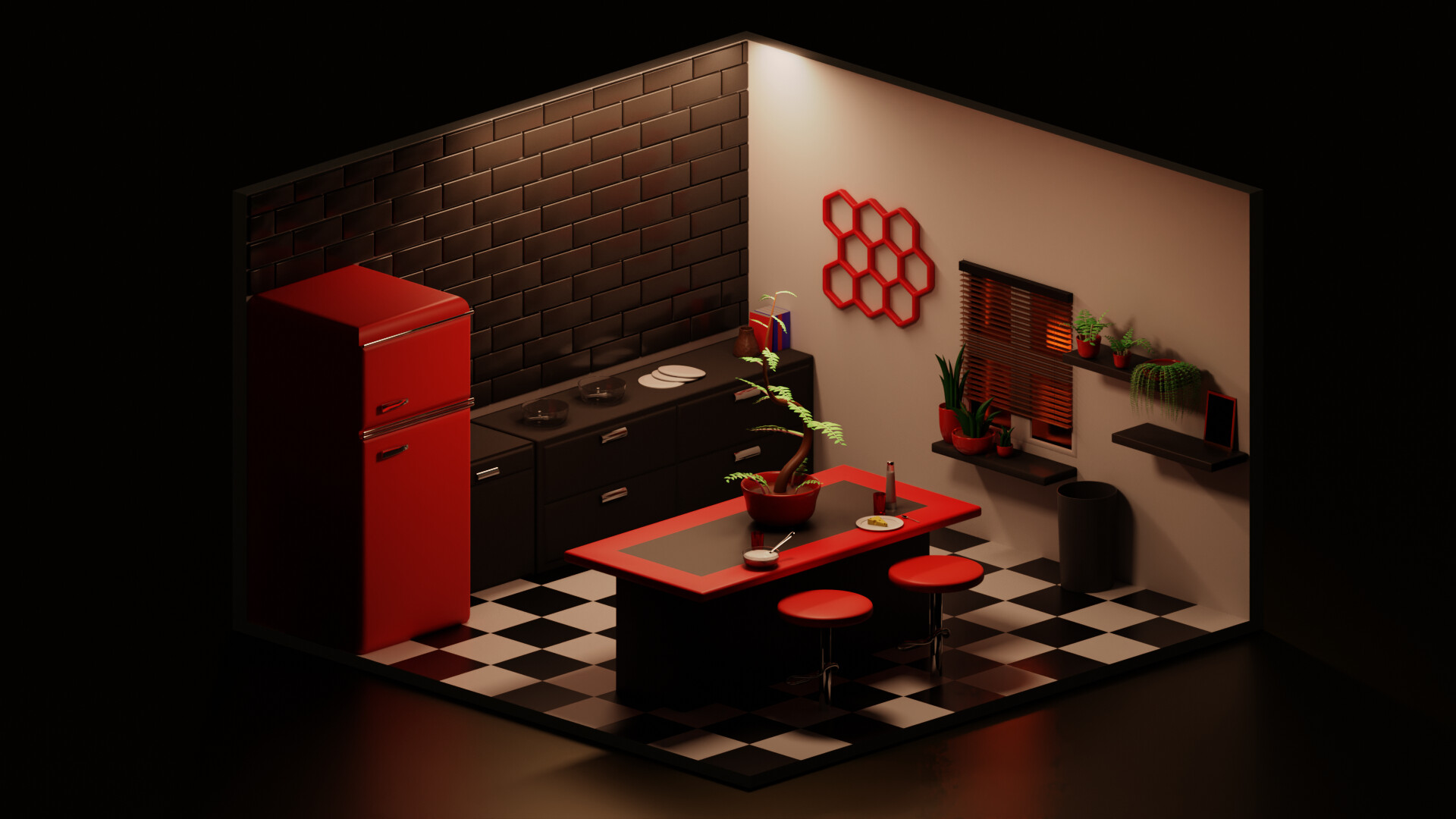 ArtStation - American kitchen