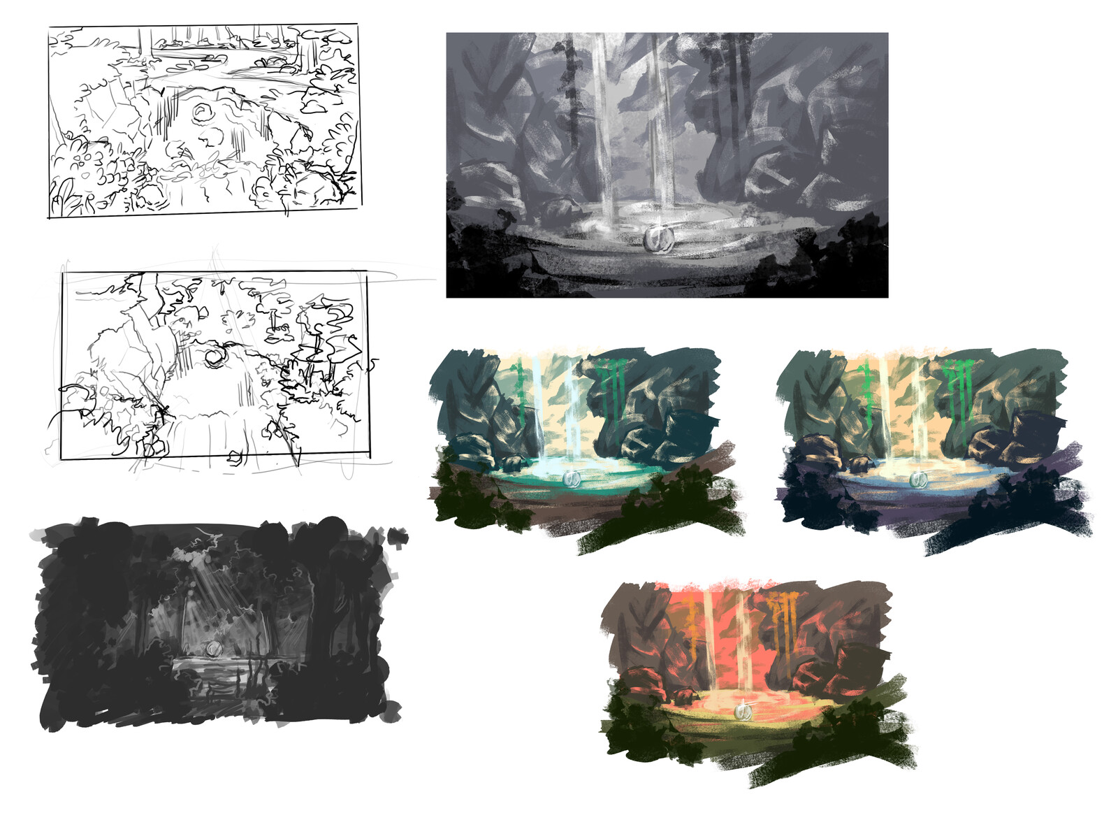 Environment Sketches 