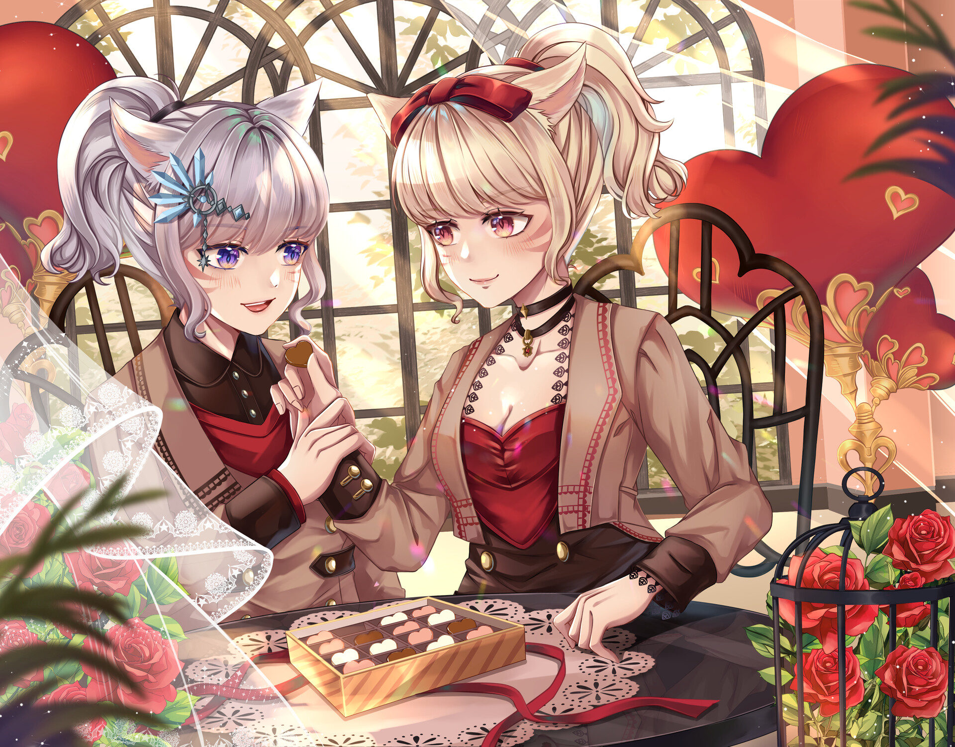 ArtStation FFXIV valentione 2023