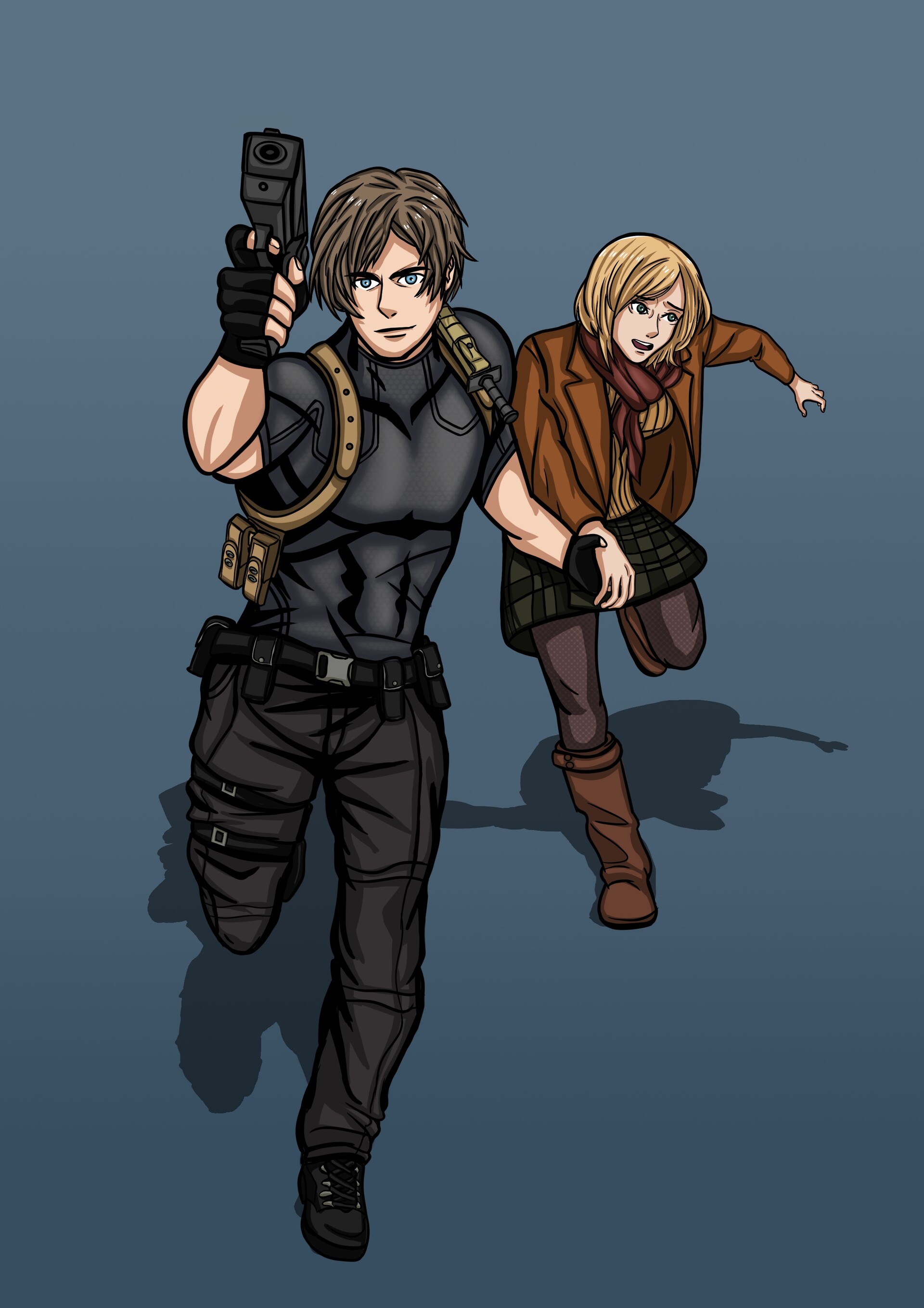 ArtStation - Leon & Ashley - Resident Evil 4 Remake
