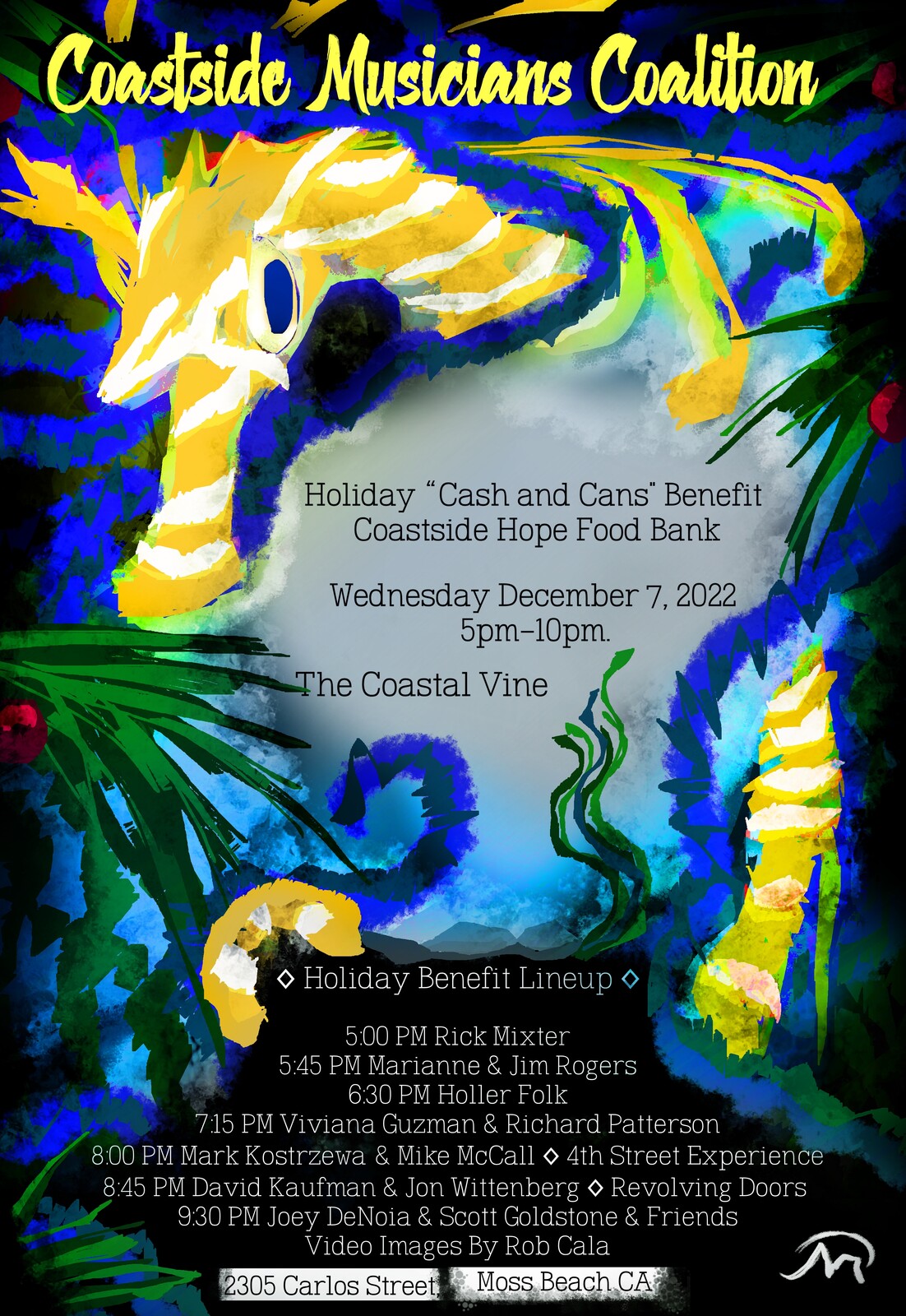 Coastside Musicians Coalition Decmber 7th 2022