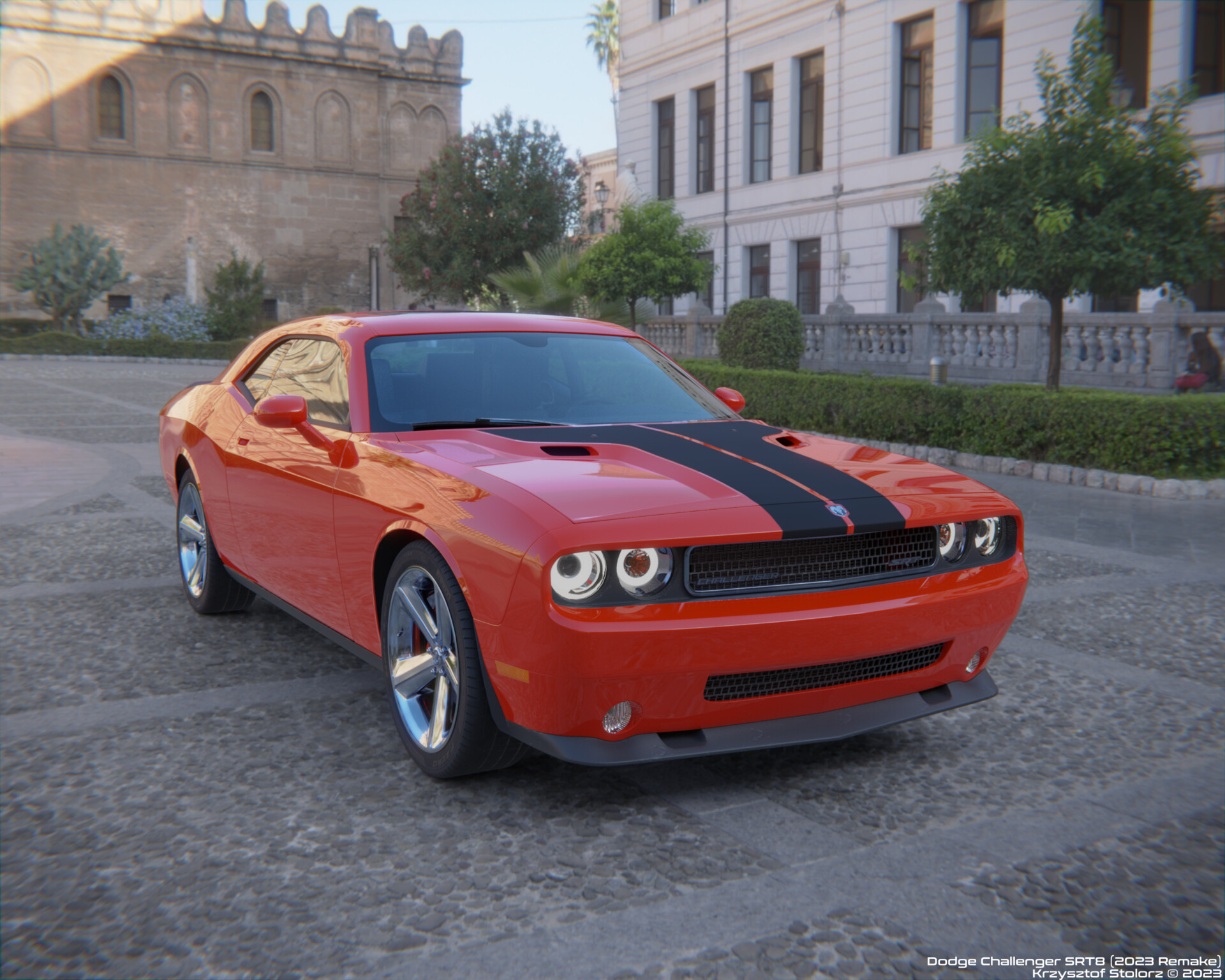 Krzysztof stolorz 2007 dodge challenger srt8 2023 remake 