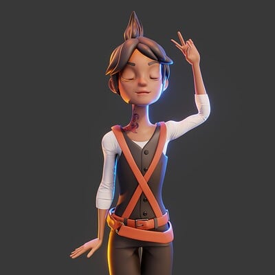 Posing Character and Fixing Poses - Blender