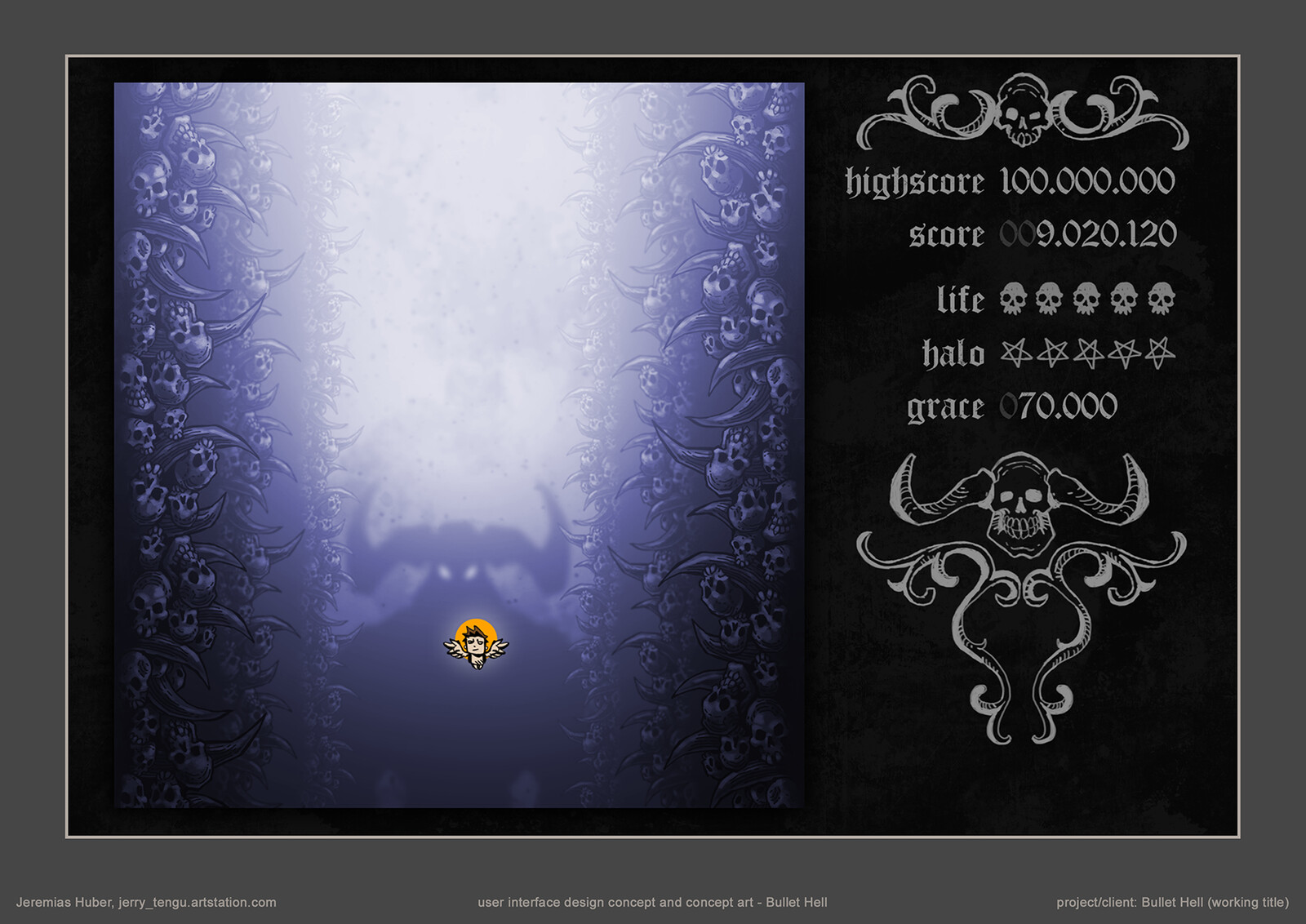 UI mockup design, personal project