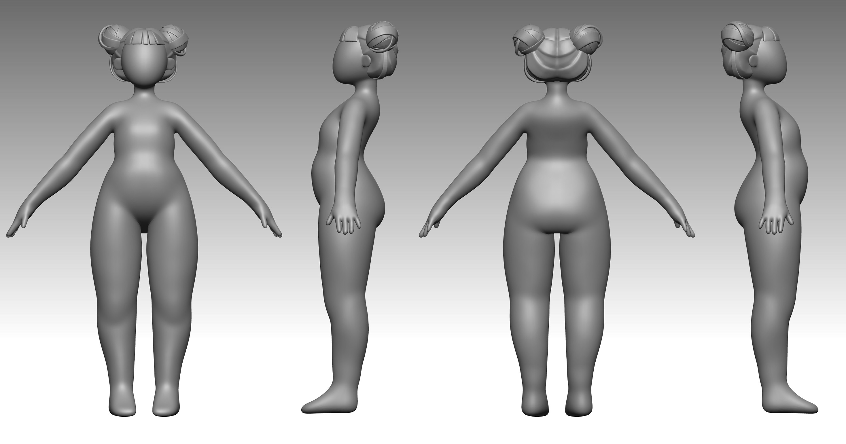 WIP of character sculpt in ZBrush