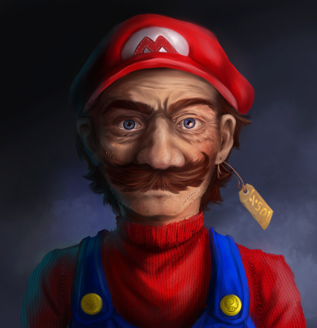 ArtStation - Retired Mario for Sale