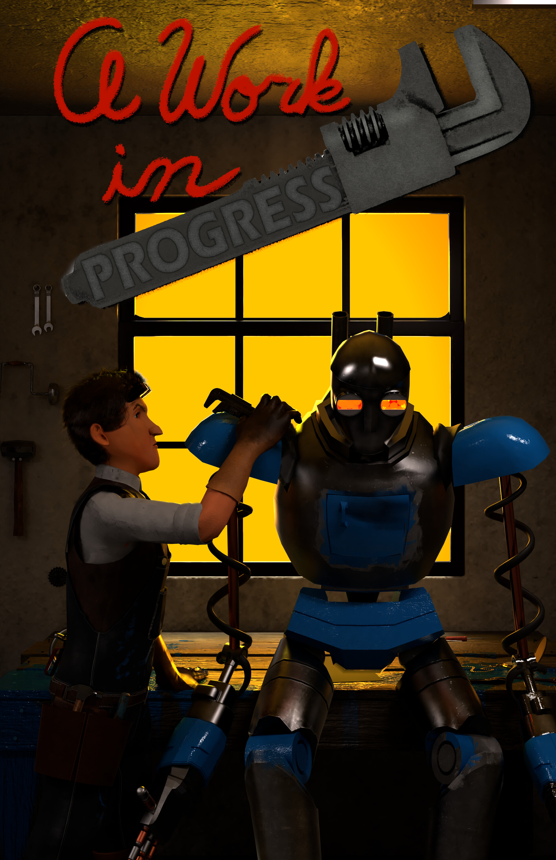 ArtStation A Work In Progress (movie poster)