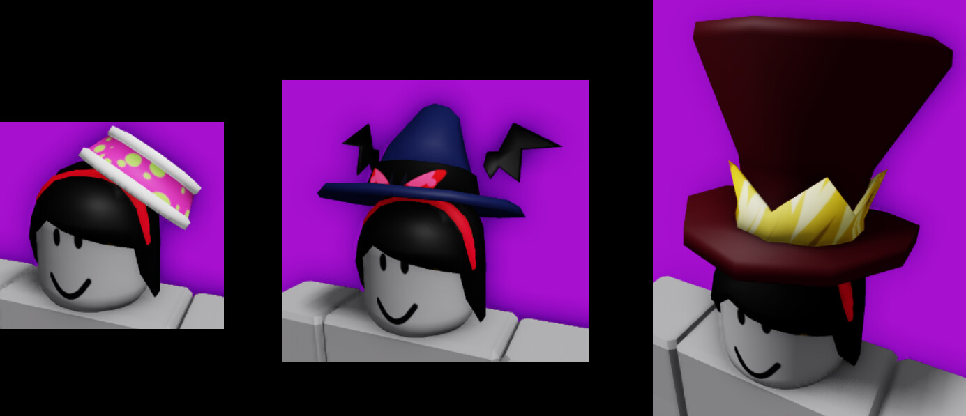 Purple Roblox Feather Hat Sentmoon Halloween Decoration Halloween