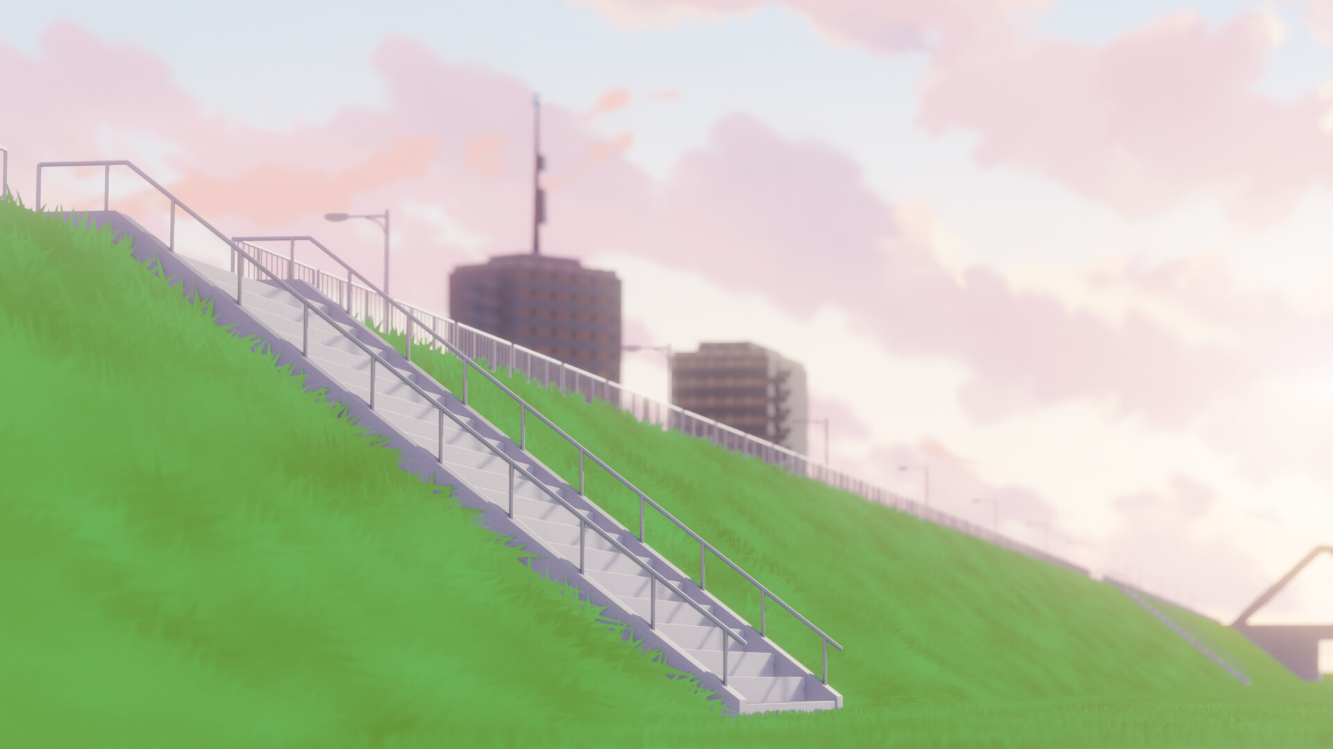 ArtStation Stylized Anime Riverside