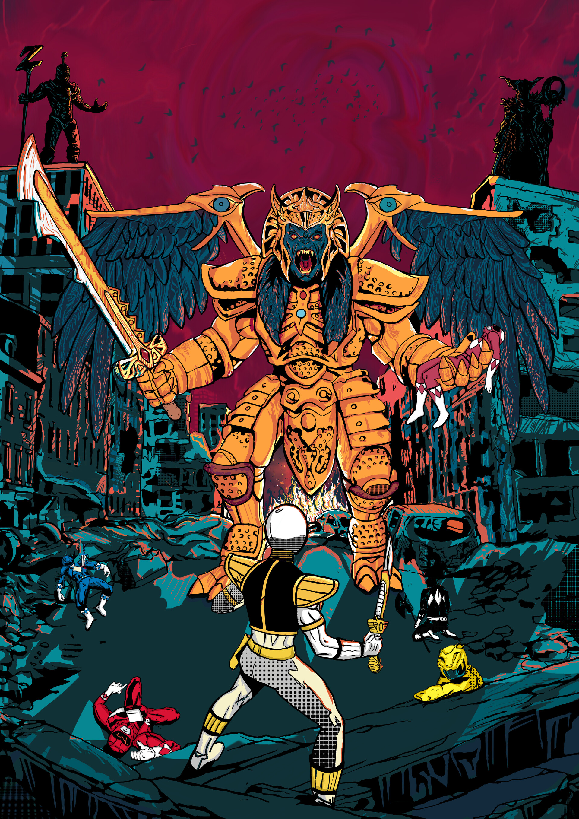 ArtStation - Go Go Power Rangers