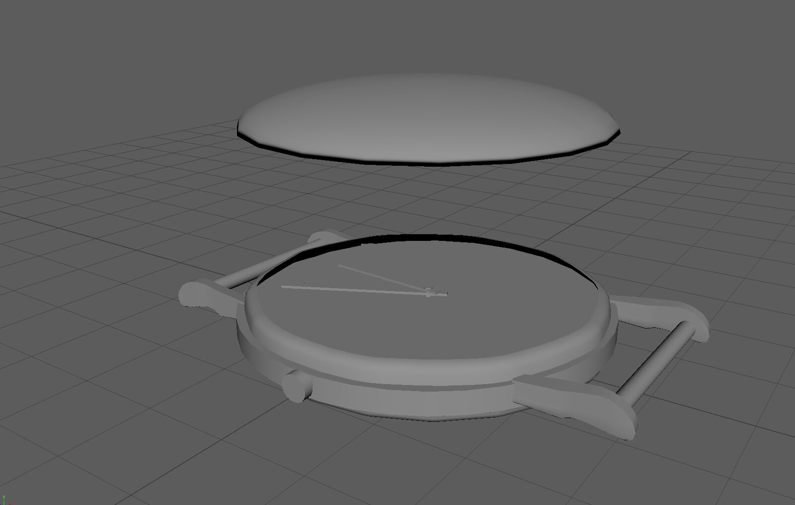 This is the untextured version. I made the glass separate to create glass in Unreal Engine.