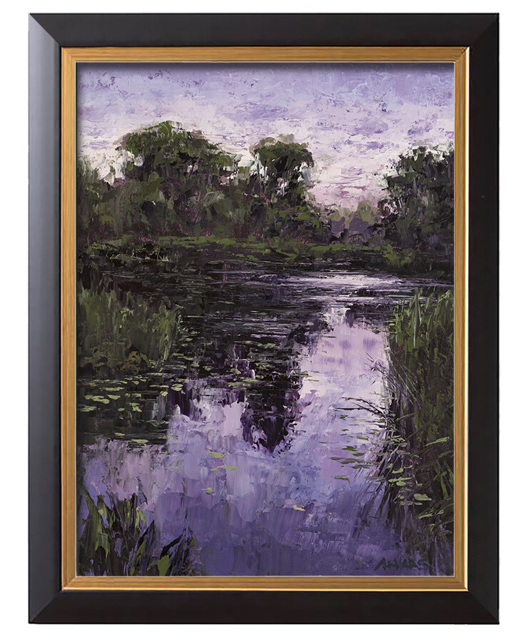 Evening light -for sale 15.7x11.8" This one is for sale for € 470,-. This is with a frame and shipping included. It's painted on canvas on panel, is signed and varnished and is a unique item. It comes with a frame ready to be hanged and comes well packed.