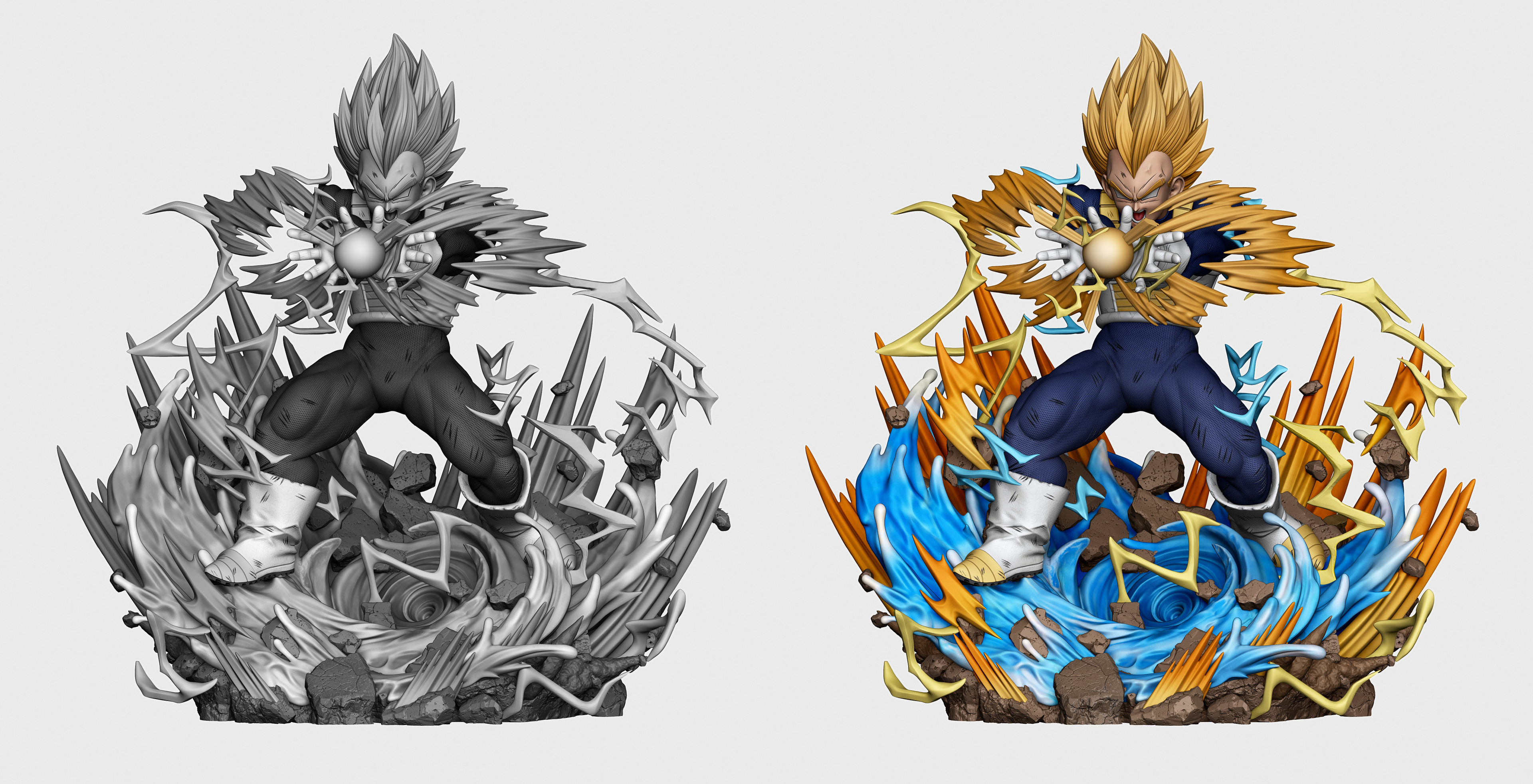 ArtStation - Vegeta Final Flash, final flash vegeta 