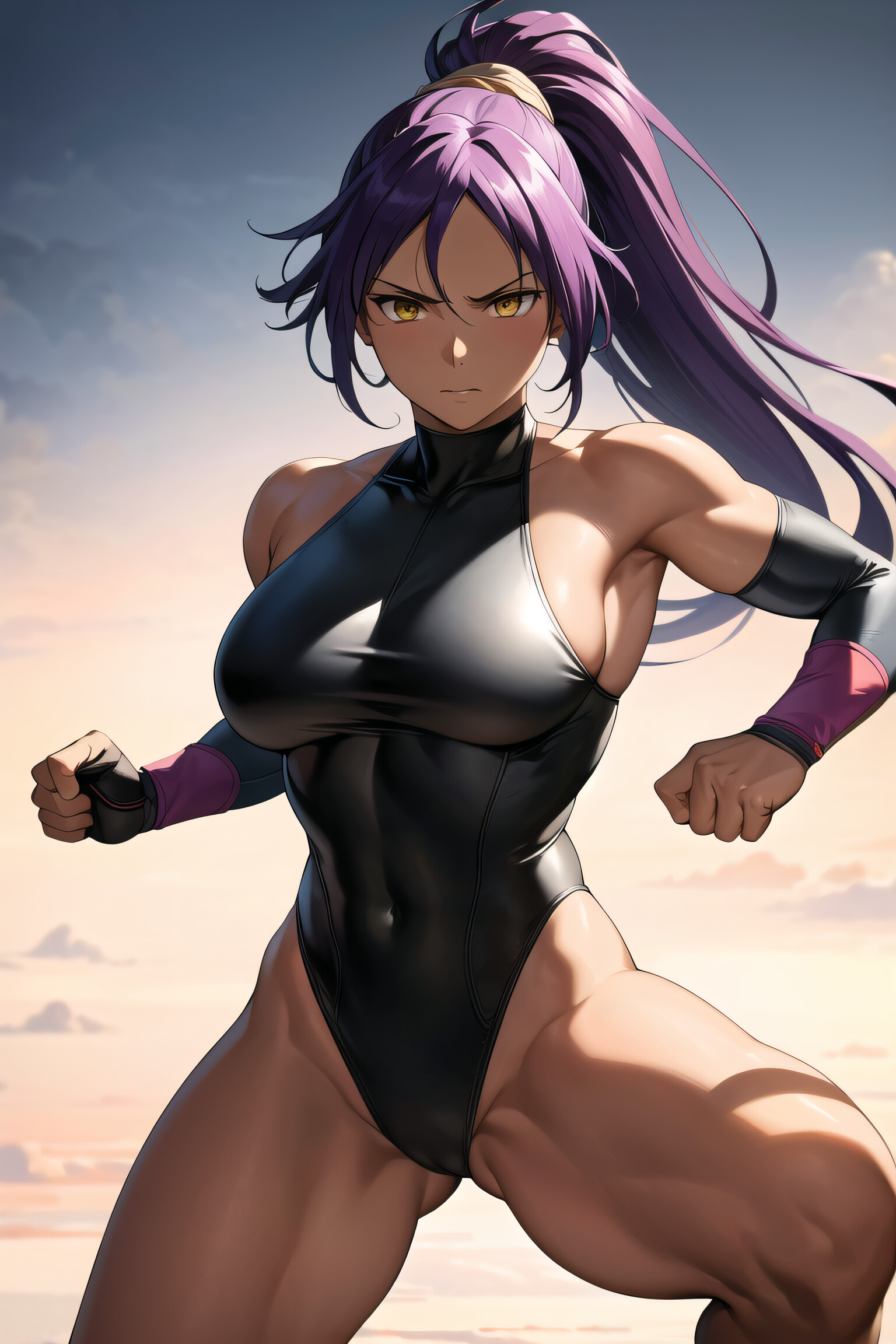 Artstation yoruichi shihoin bleach