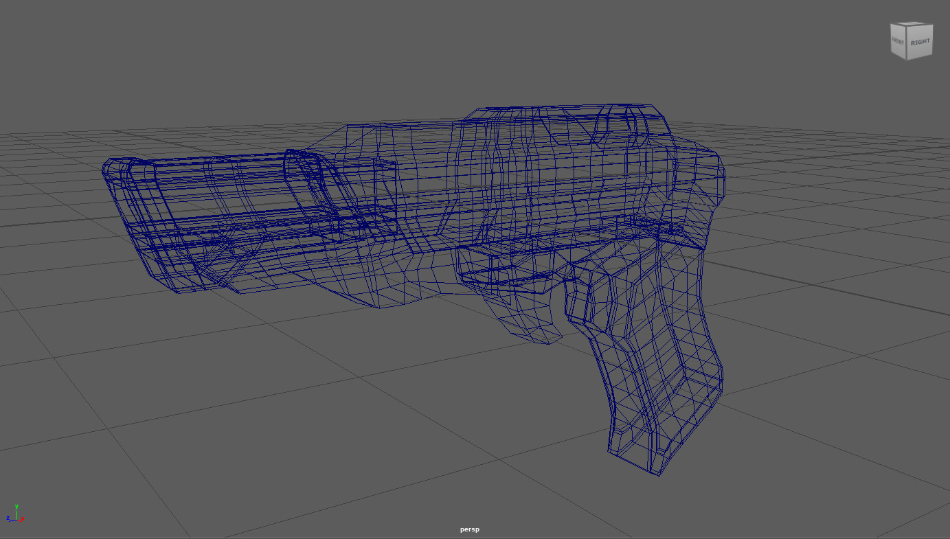 Wireframe View of the Model
