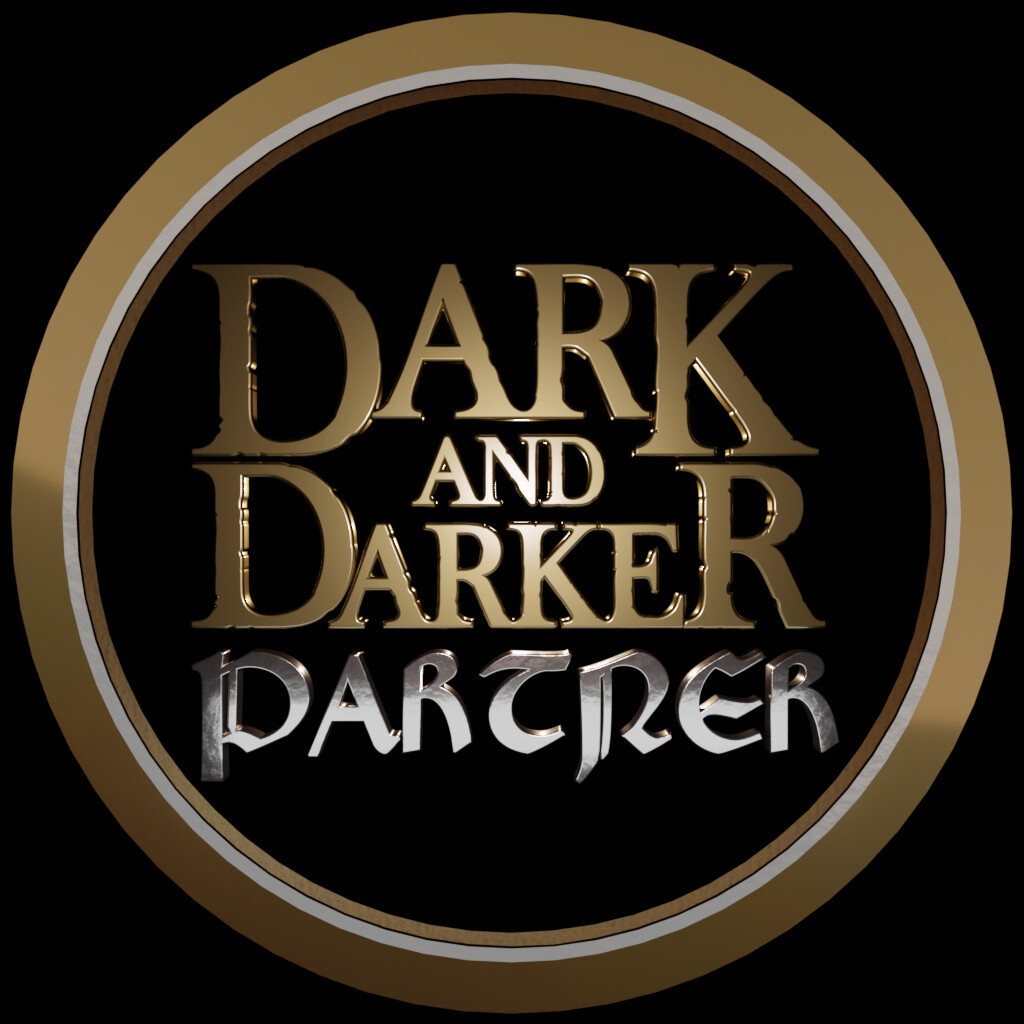 ArtStation Dark and Darker Partner Logo Design