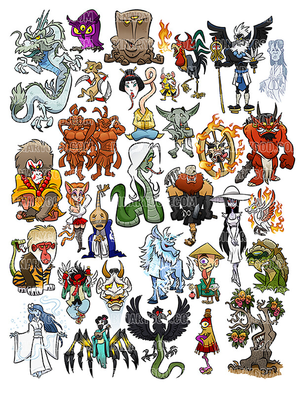 Enemies and Bosses