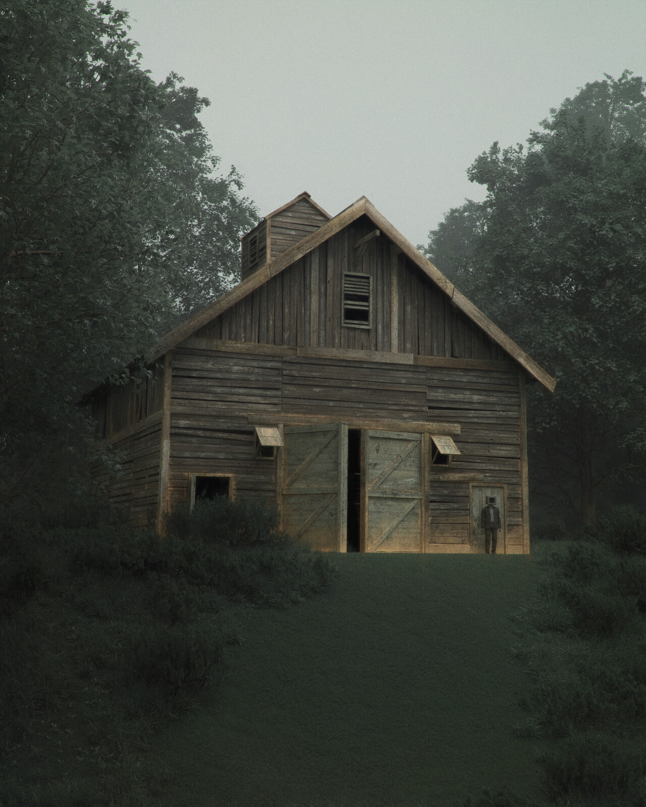 Edward's hilltop barn