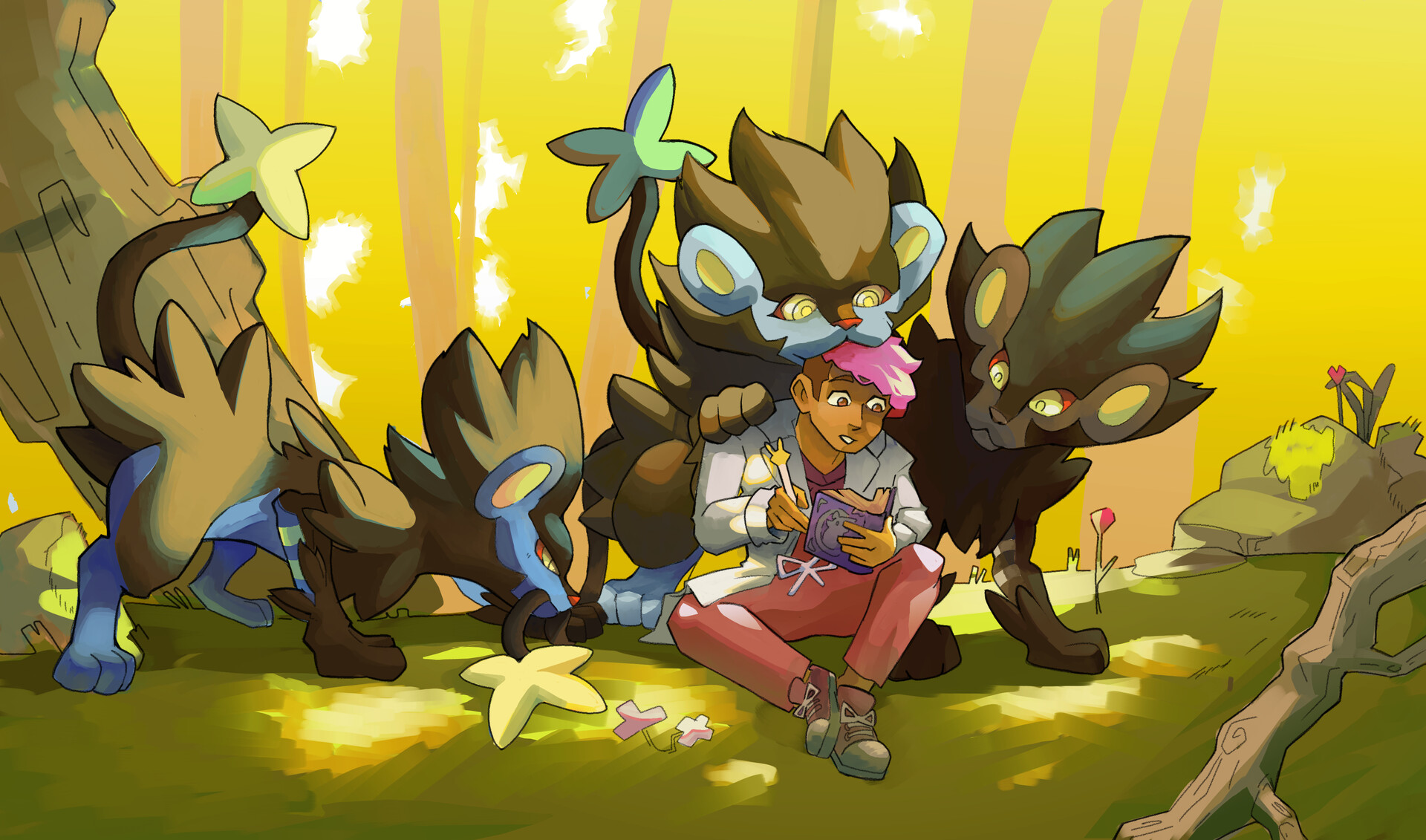 ArtStation DREAM TEAM POKEMON-Artworks