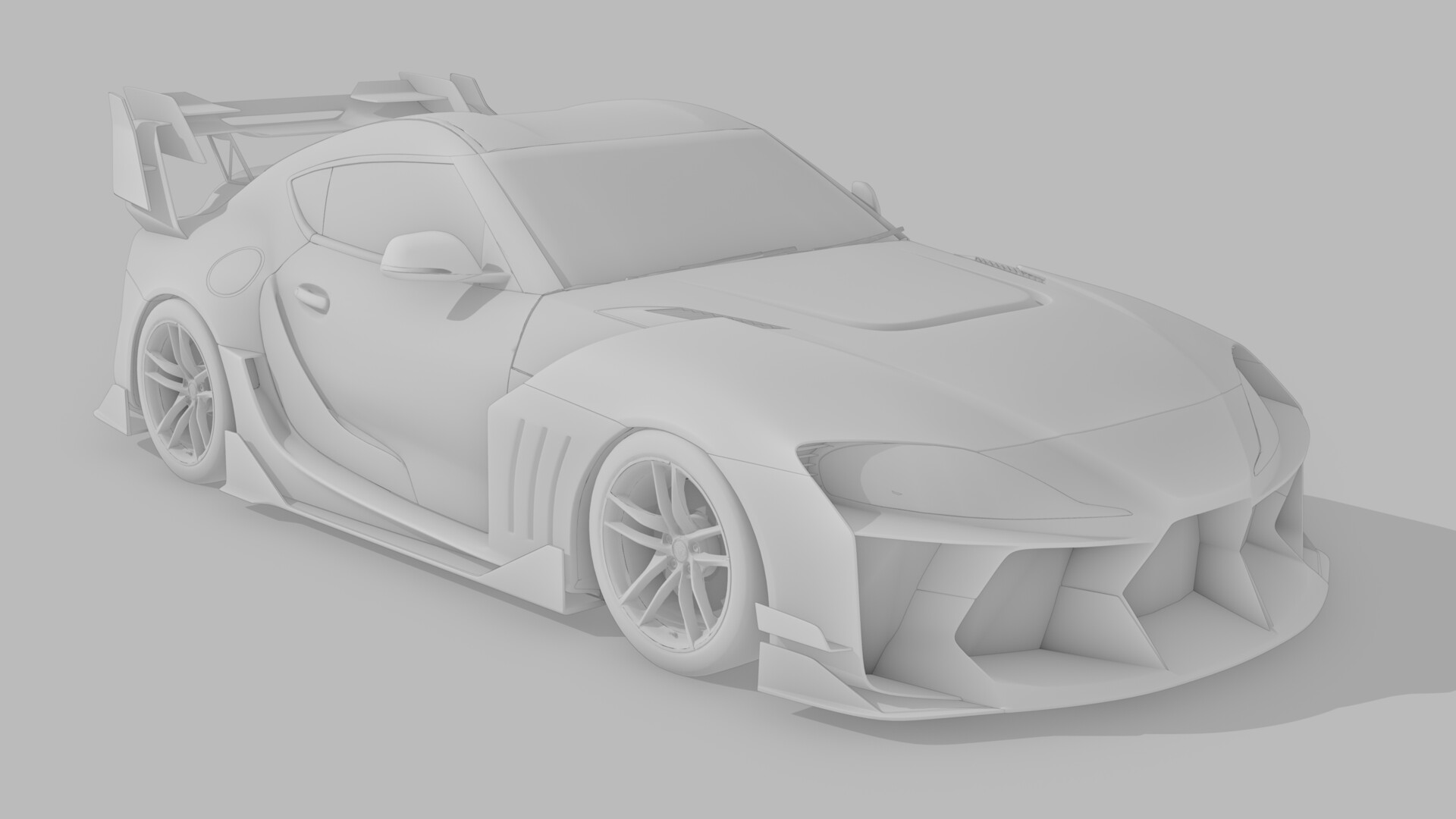 ArtStation Toyota Supra MK5 Hycade